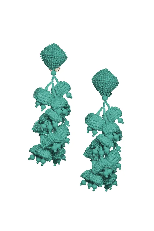 GRAPES EARRINGS - MINT sold by Sachin + Babi