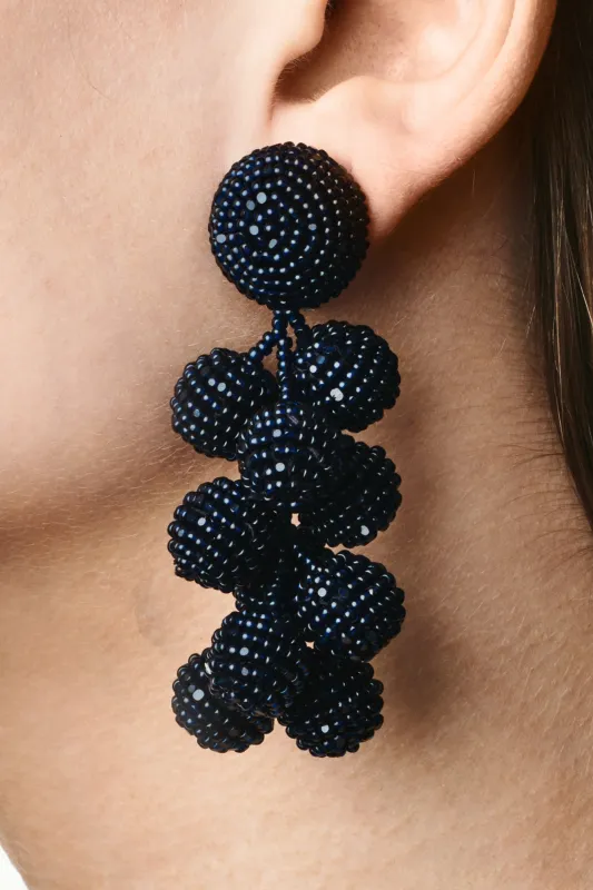 COCONUTS EARRINGS - NAVY sold by Sachin + Babi