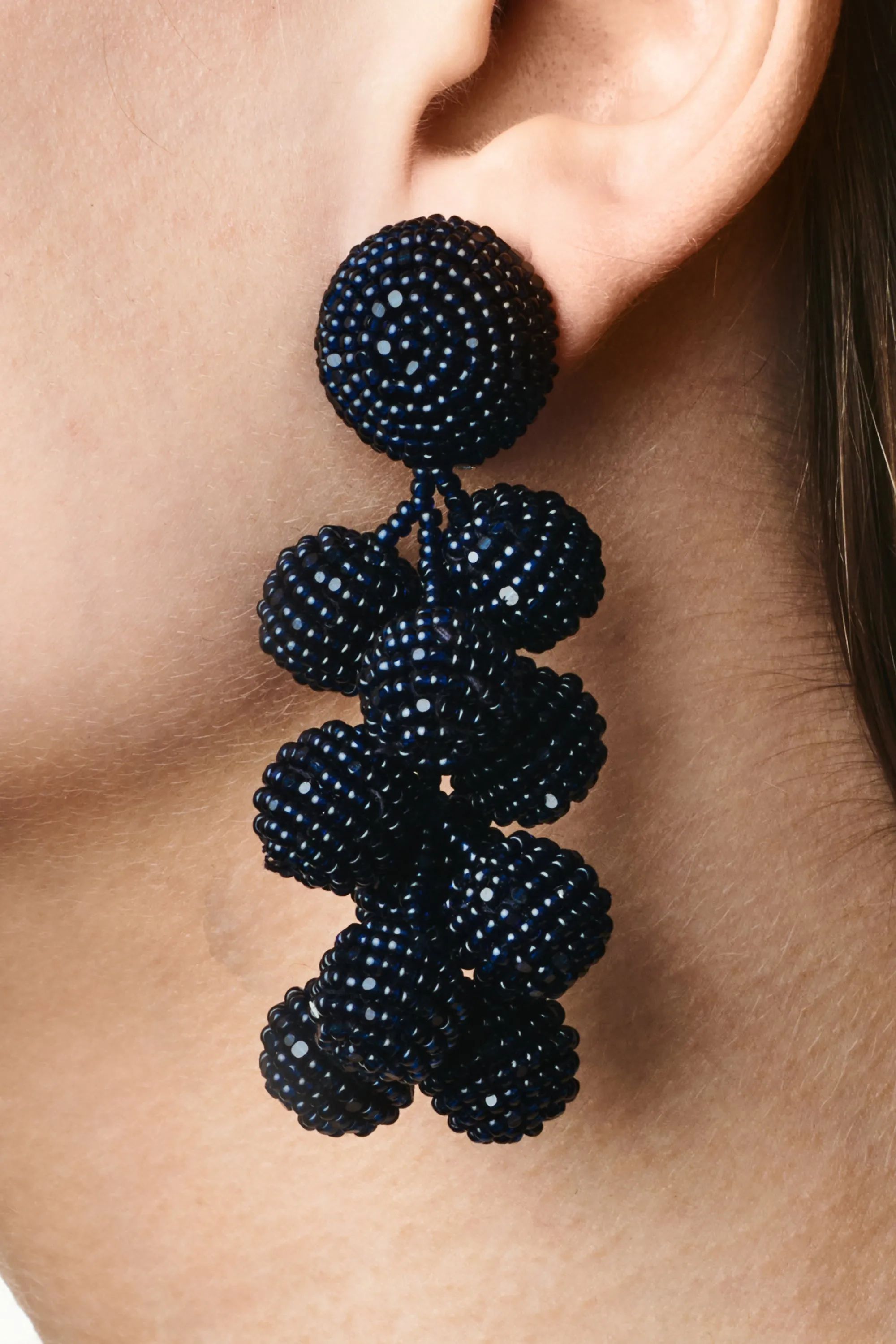 COCONUTS EARRINGS - NAVY sold by Sachin + Babi