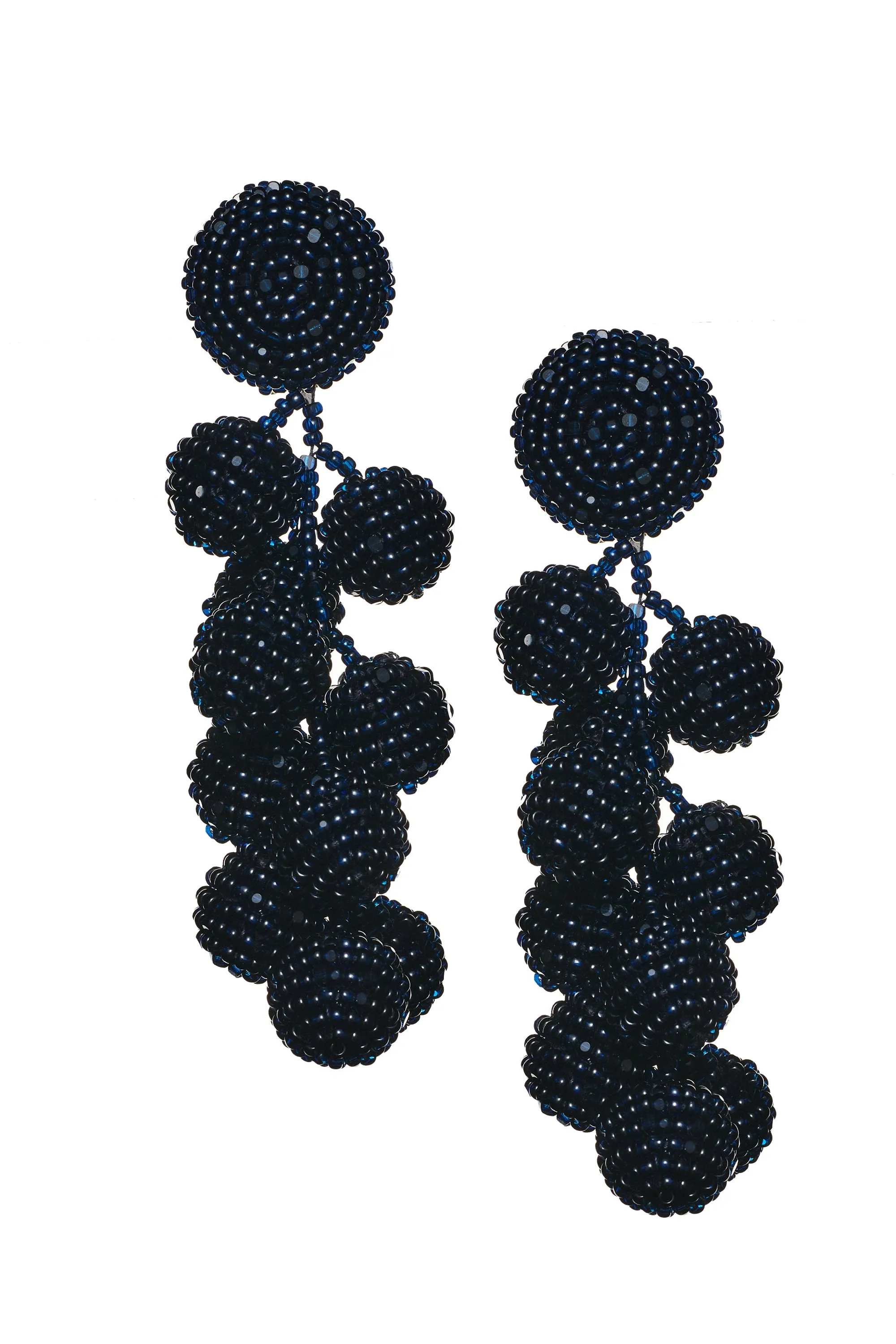 COCONUTS EARRINGS - NAVY sold by Sachin + Babi product image thumbnail 2