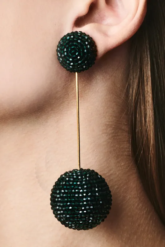 ARIA EARRINGS - EMERALD sold by Sachin + Babi