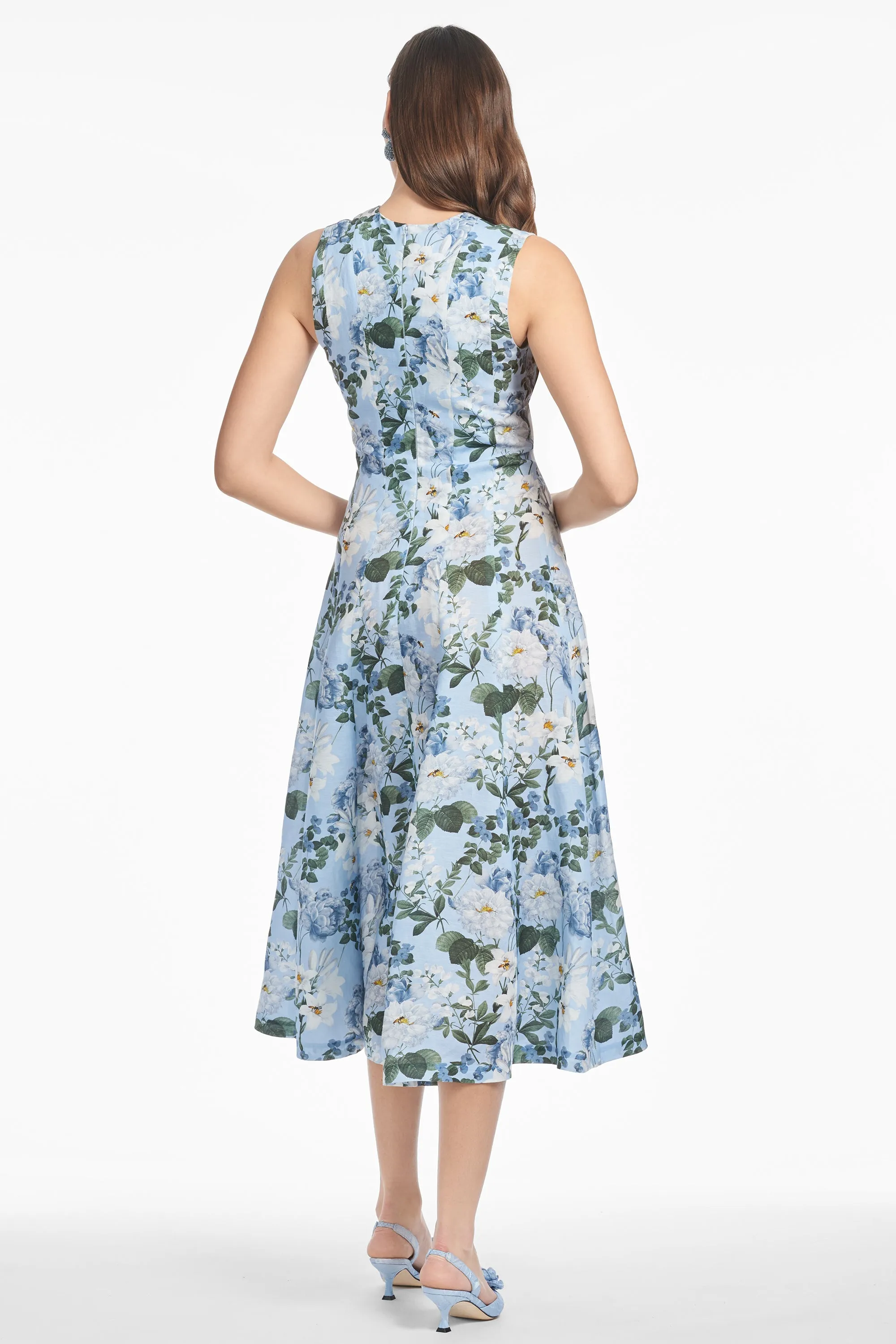 MARIPOSA DRESS - DELFT PETALS - FINAL SALE sold by Sachin + Babi product image thumbnail 4