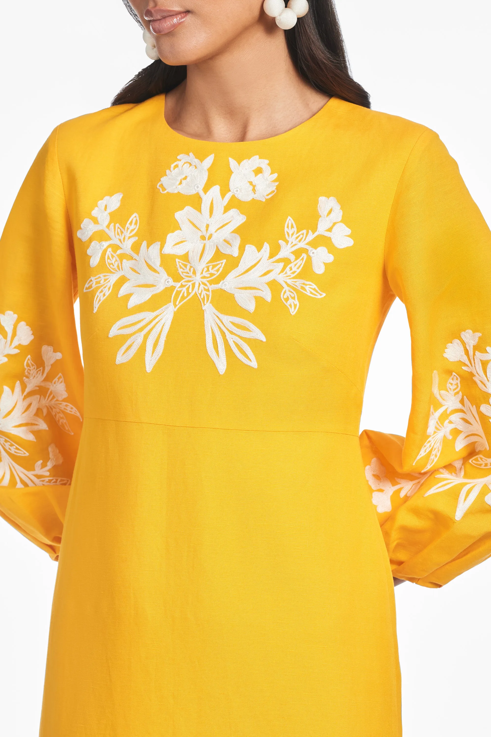 AMAIRA DRESS - MARIGOLD - FINAL SALE sold by Sachin + Babi product image thumbnail 3