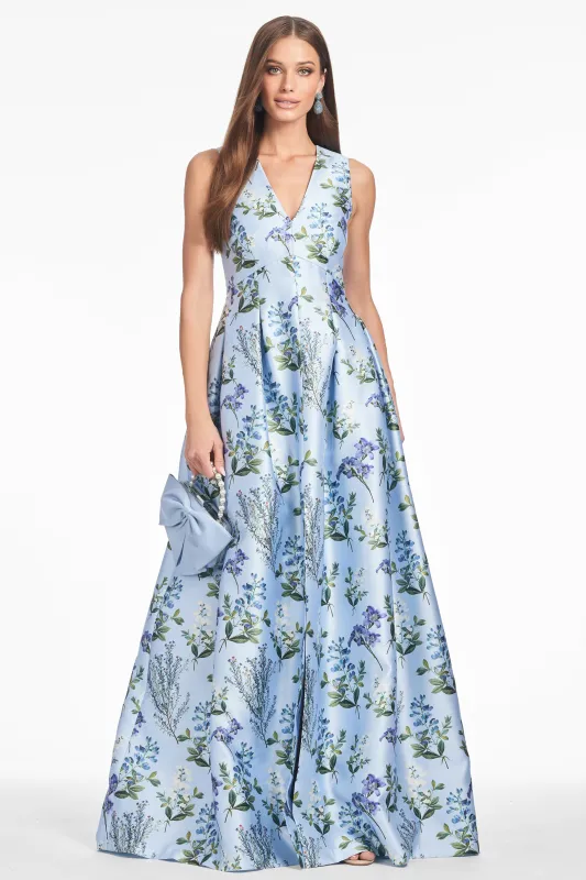BROOKE GOWN - FREESIA FOREST sold by Sachin + Babi