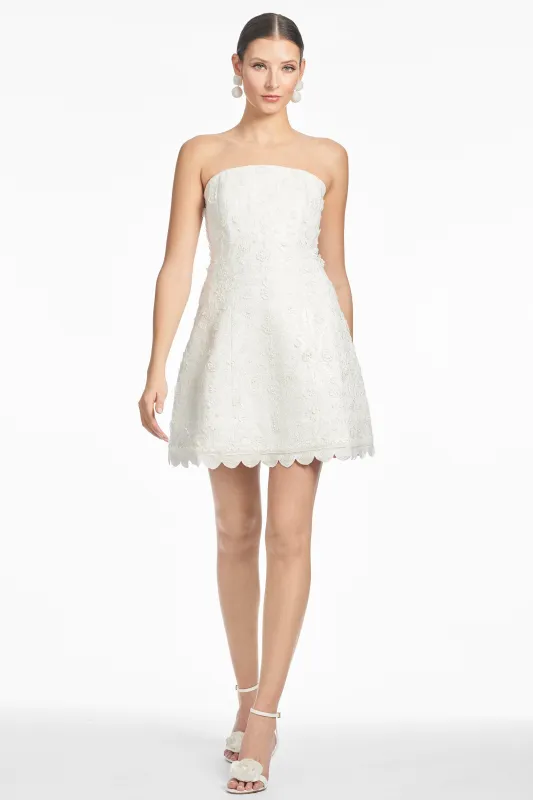 EMBELLISHED ALANNA DRESS - IVORY made by Sachin + Babi