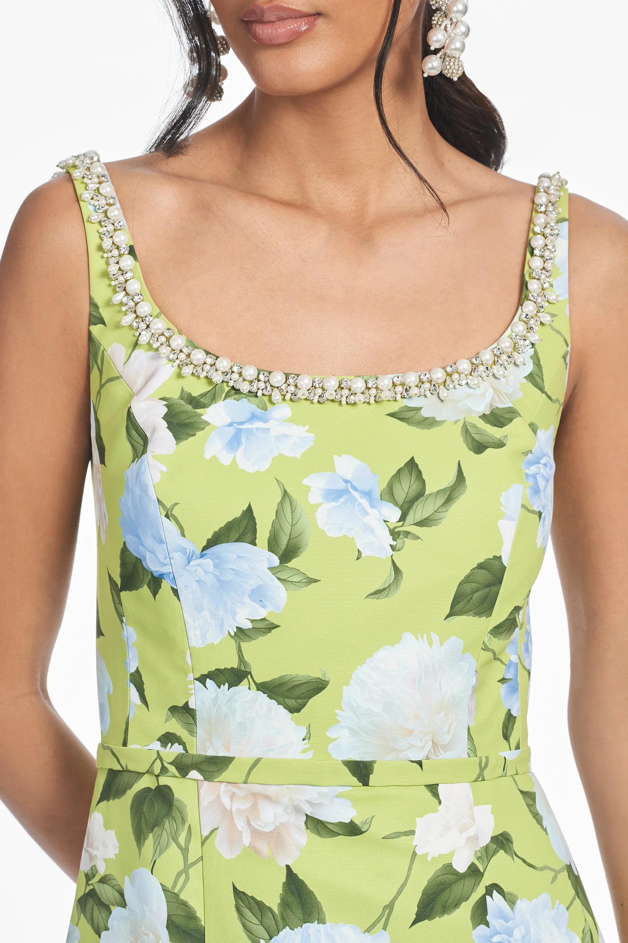 LANA GOWN - CITRINE PEONIES sold by Sachin + Babi product image thumbnail 2