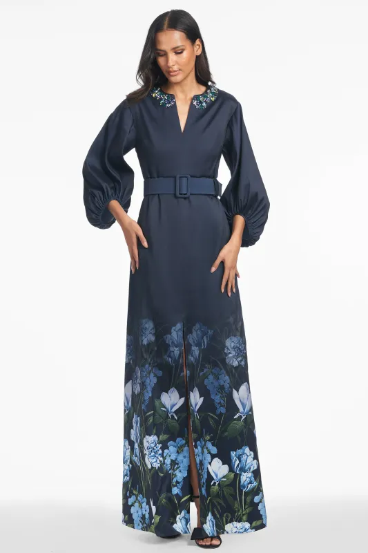 OLYMPIA GOWN - NIGHT SKY PRIMA GARDEN sold by Sachin + Babi