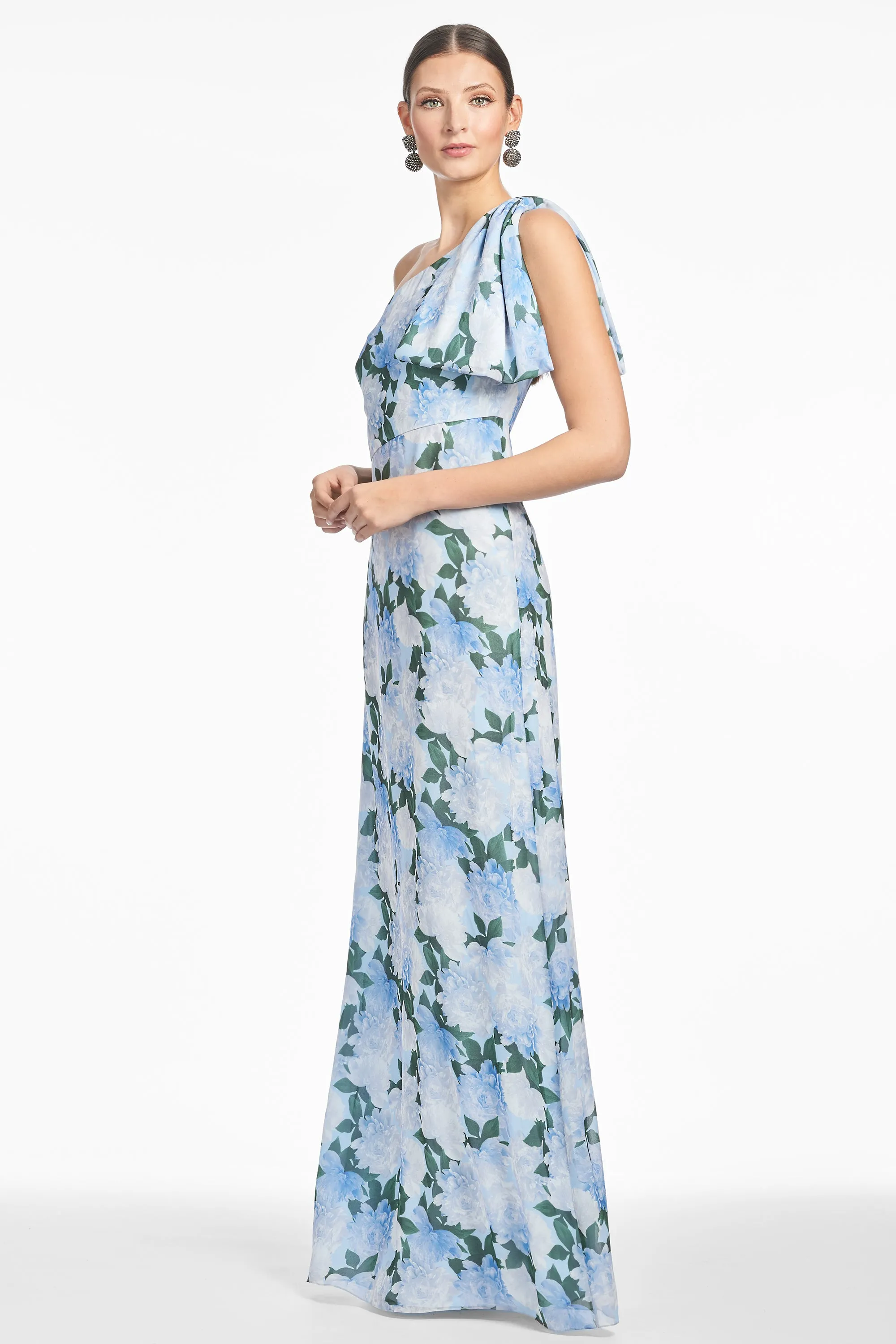 CHELSEA GOWN - GLACIAL PEONIES sold by Sachin + Babi product image thumbnail 2