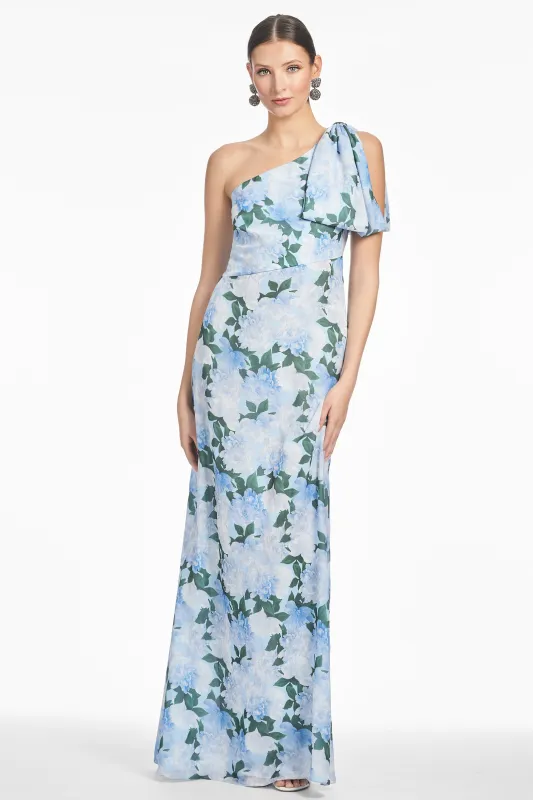 CHELSEA GOWN - GLACIAL PEONIES sold by Sachin + Babi