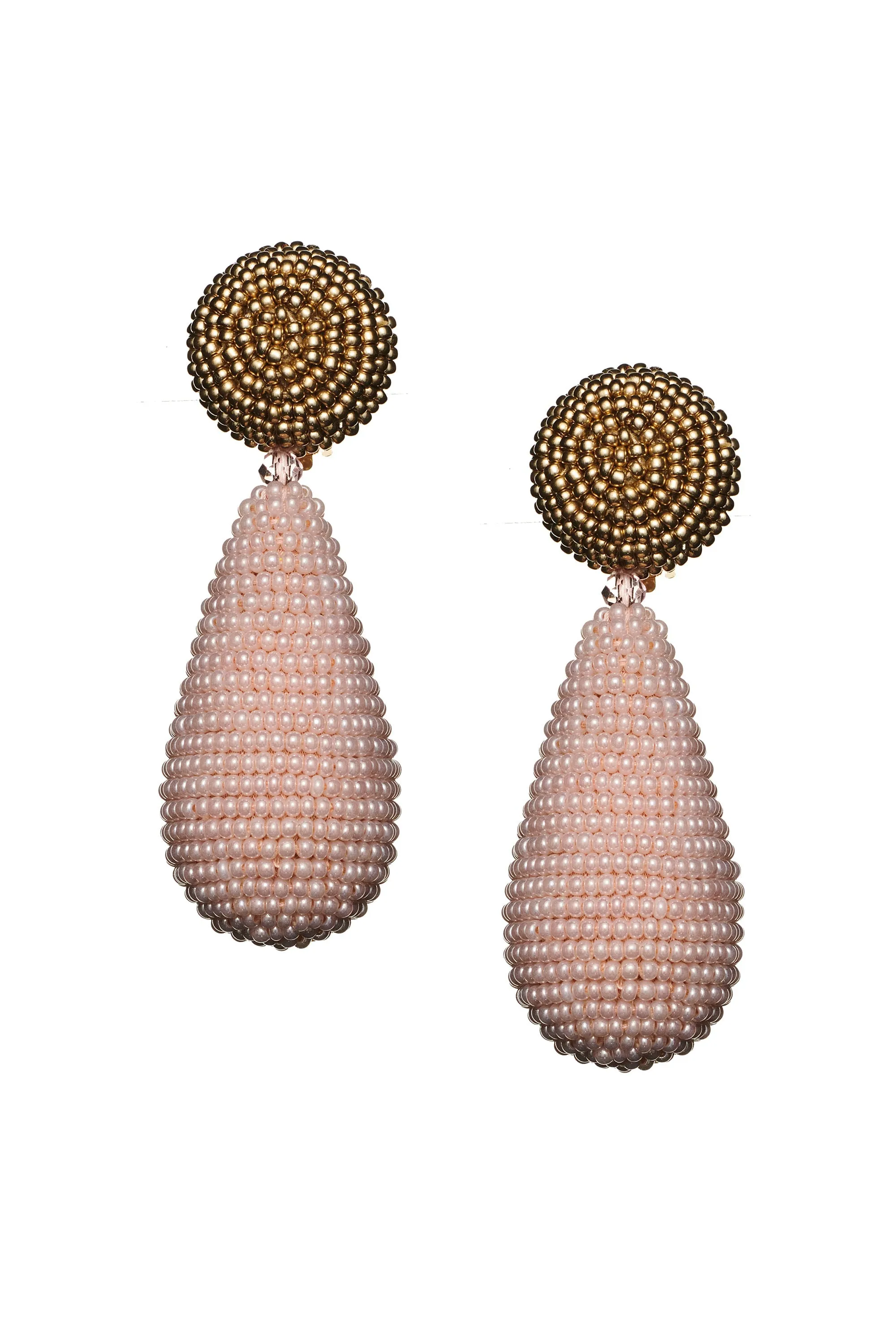 ALENA EARRINGS - LIGHT PINK/ GOLD sold by Sachin + Babi product image thumbnail 2