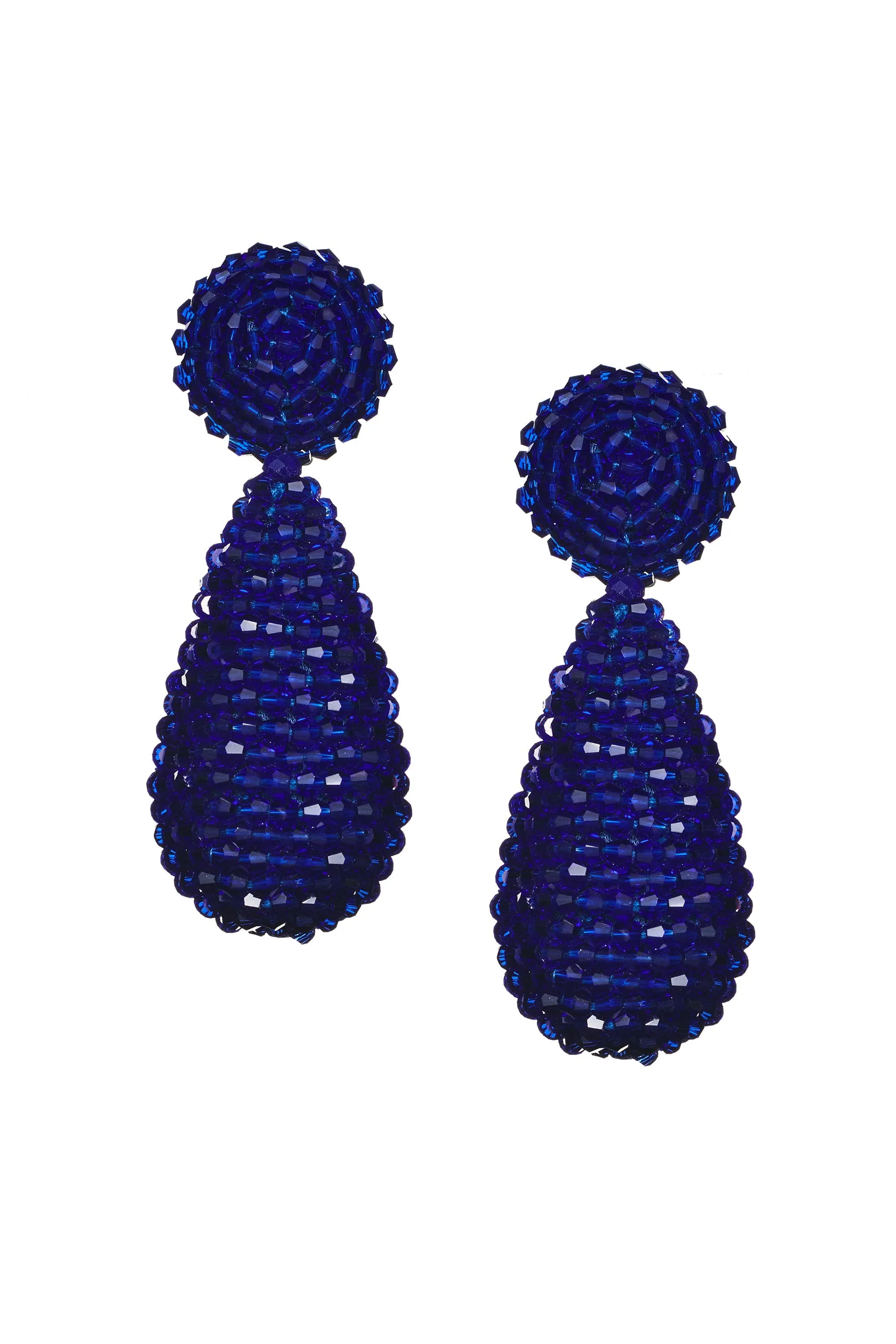 ALENA EARRINGS - SAPPHIRE sold by Sachin + Babi product image thumbnail 2