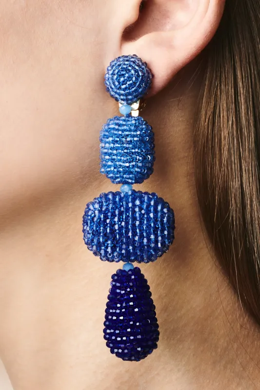 JOSEPHINE EARRINGS - AQUA OMBRE sold by Sachin + Babi