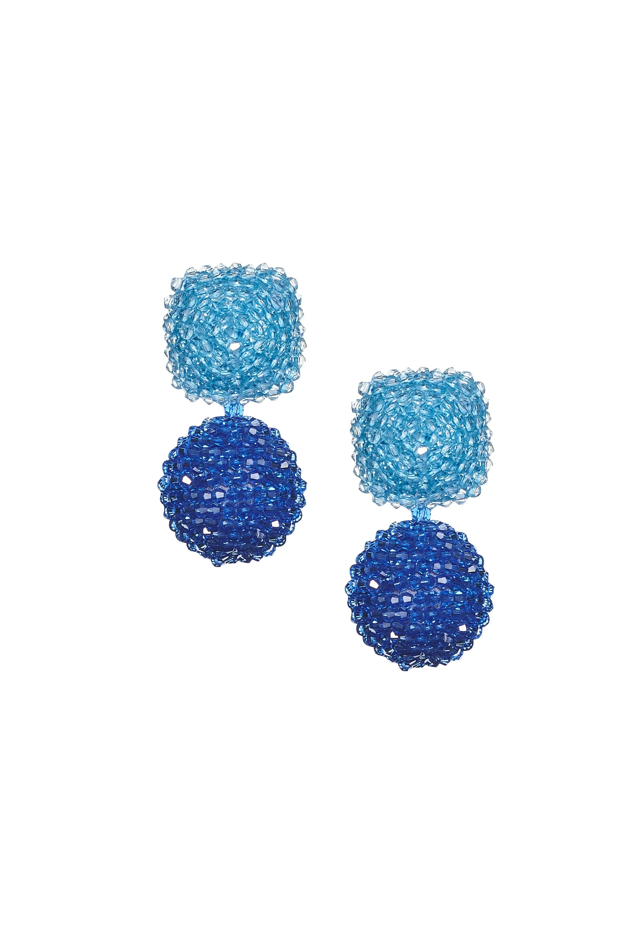 LYDIA EARRINGS - ICE BLUE/NAVY sold by Sachin + Babi product image thumbnail 2