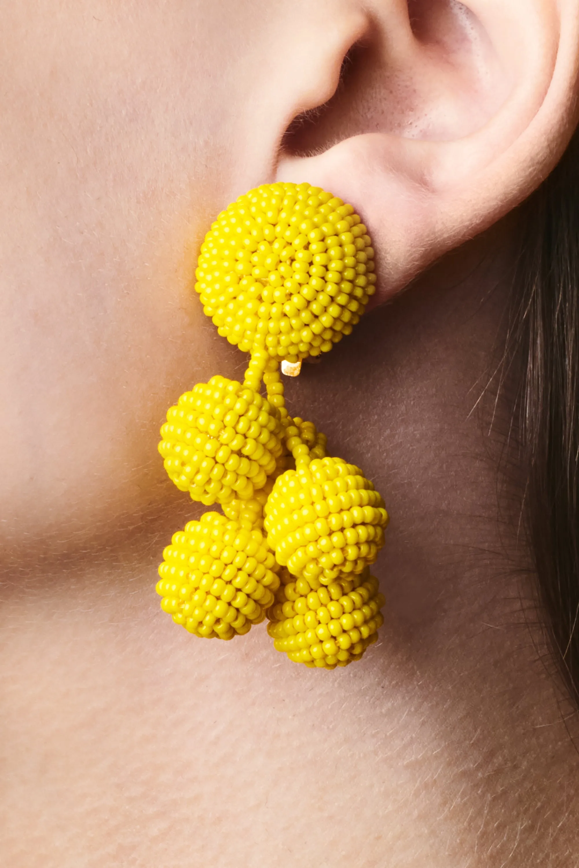 MINI COCONUTS EARRINGS - GOLDEN ROD sold by Sachin + Babi