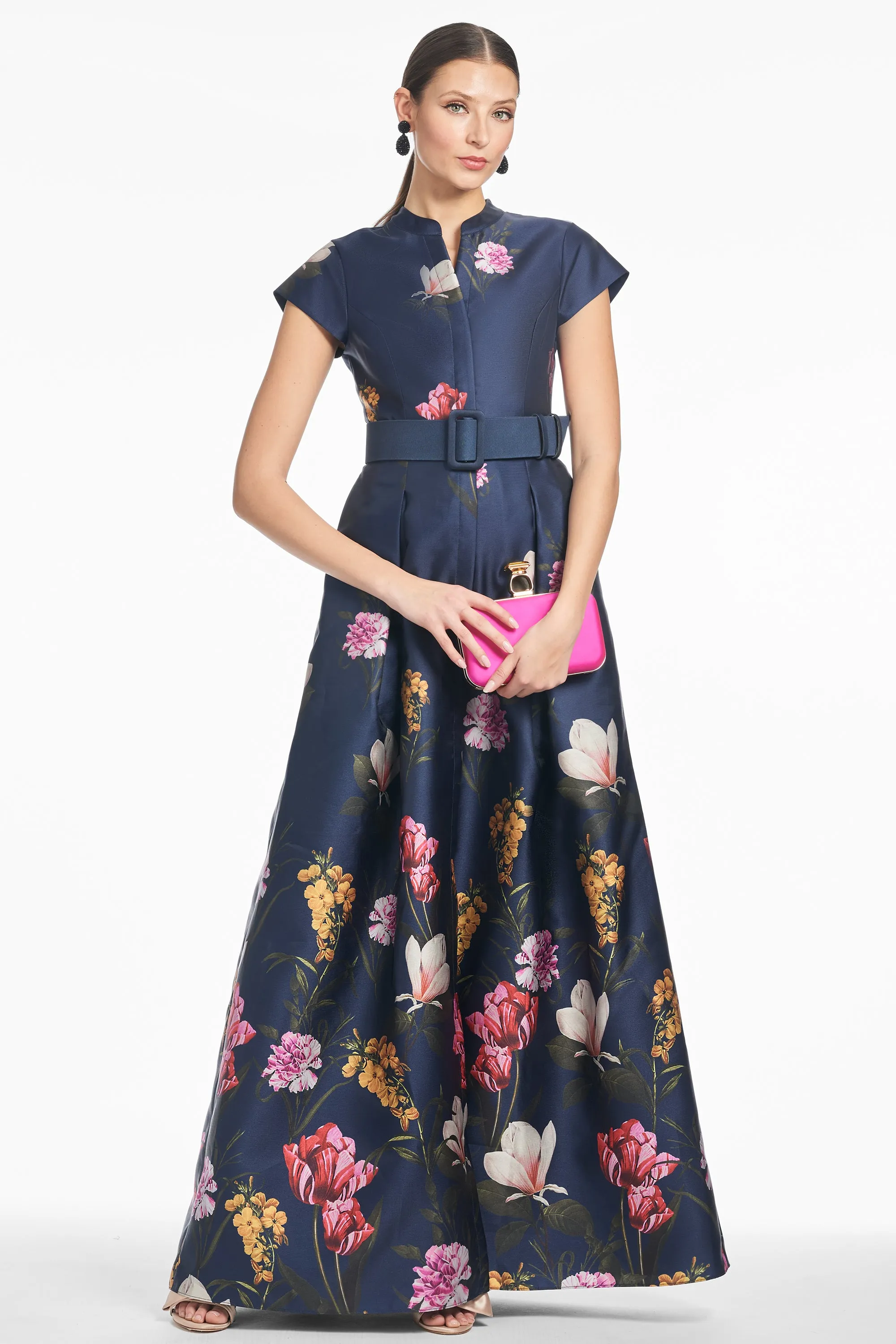 MARTA GOWN - DARK MIDNIGHT GARDEN sold by Sachin + Babi product image thumbnail 2