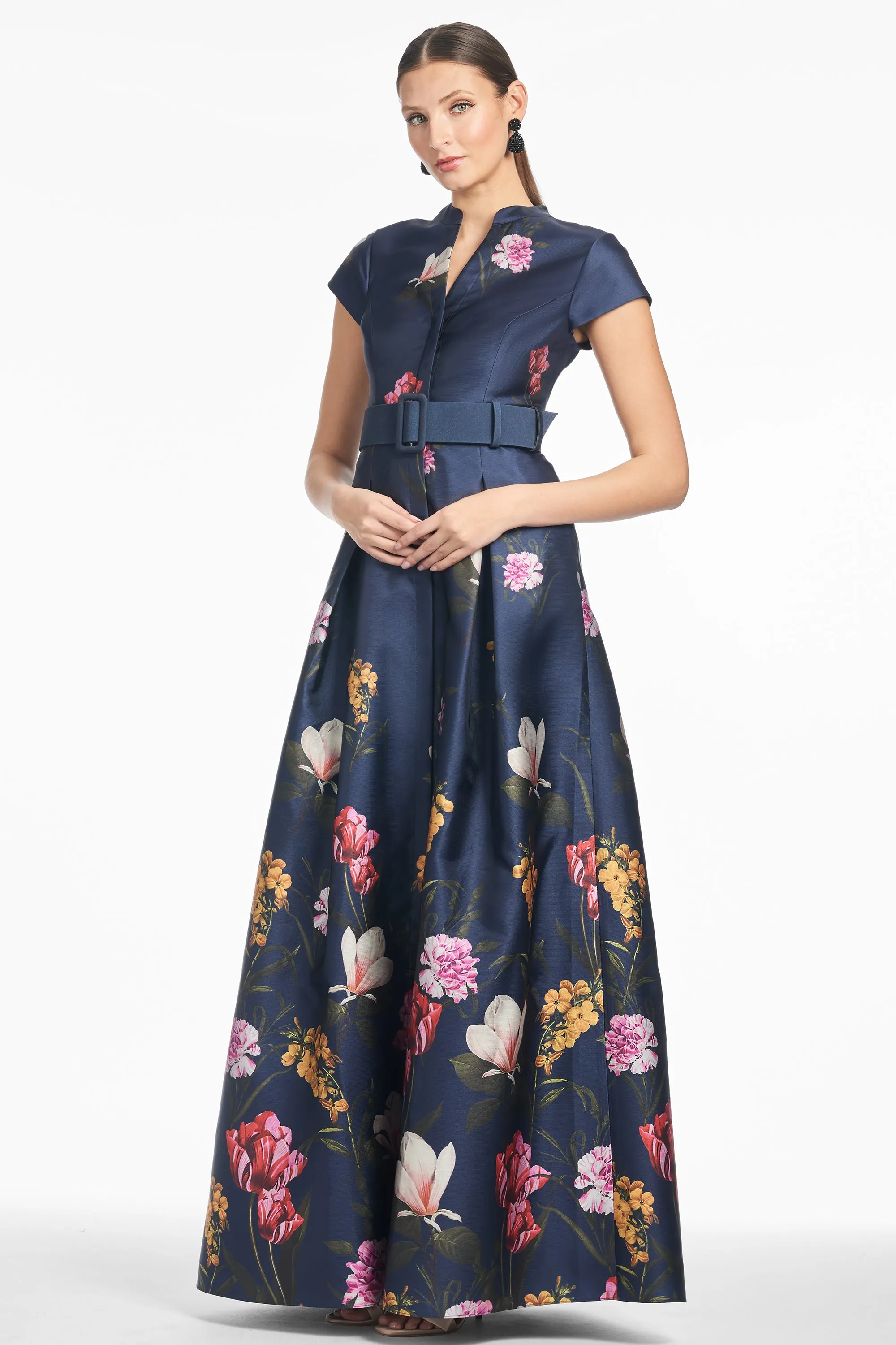 MARTA GOWN - DARK MIDNIGHT GARDEN sold by Sachin + Babi product image thumbnail 3