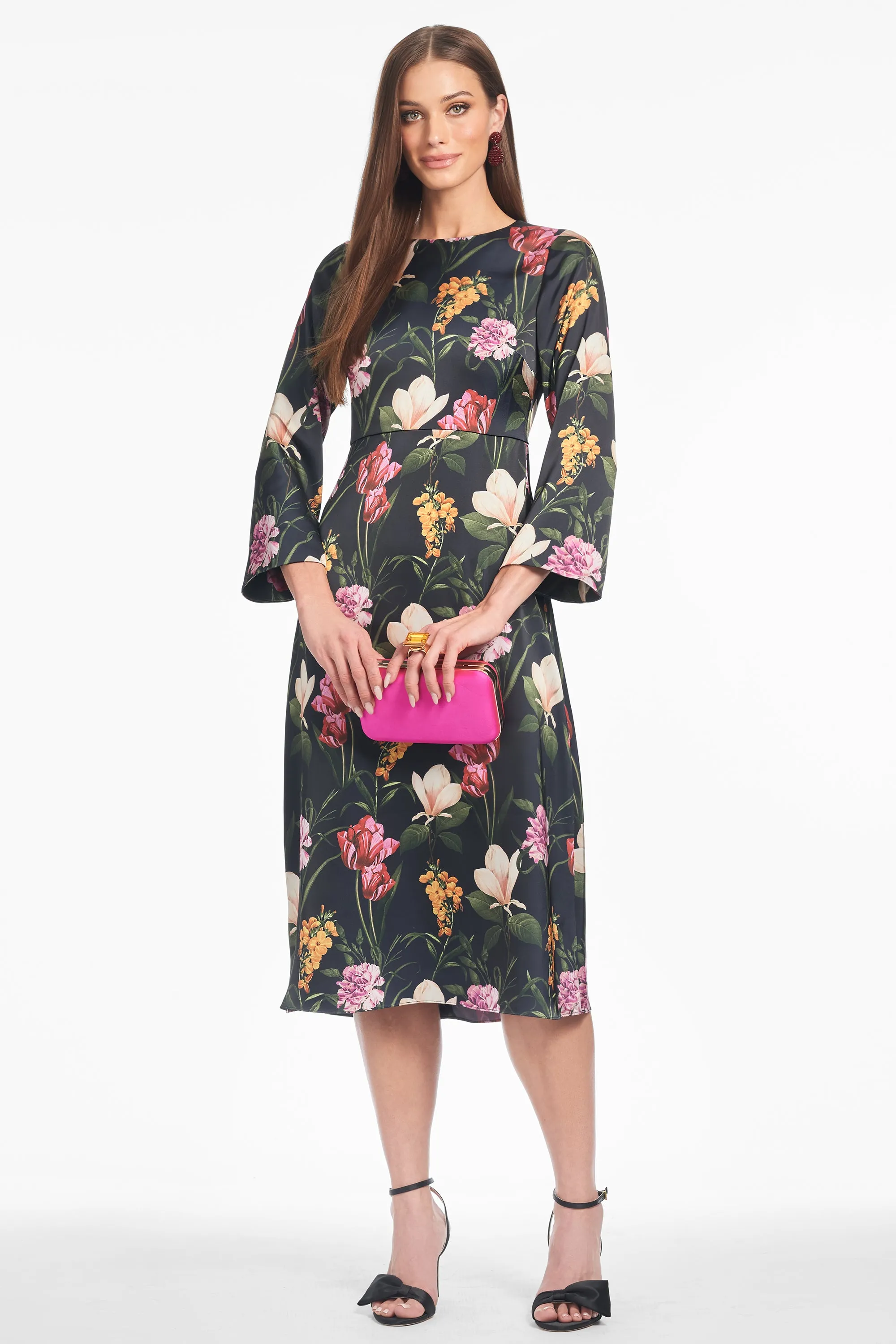 ALEXA DRESS - DARK MIDNIGHT GARDEN sold by Sachin + Babi product image thumbnail 2
