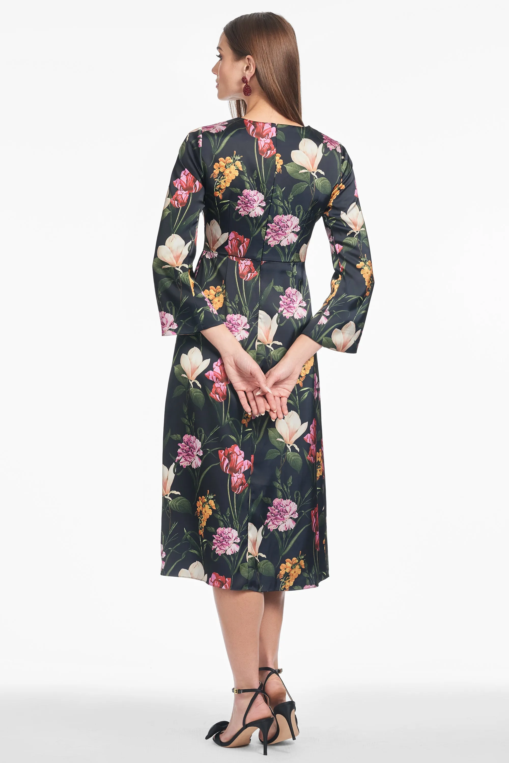 ALEXA DRESS - DARK MIDNIGHT GARDEN sold by Sachin + Babi product image thumbnail 4