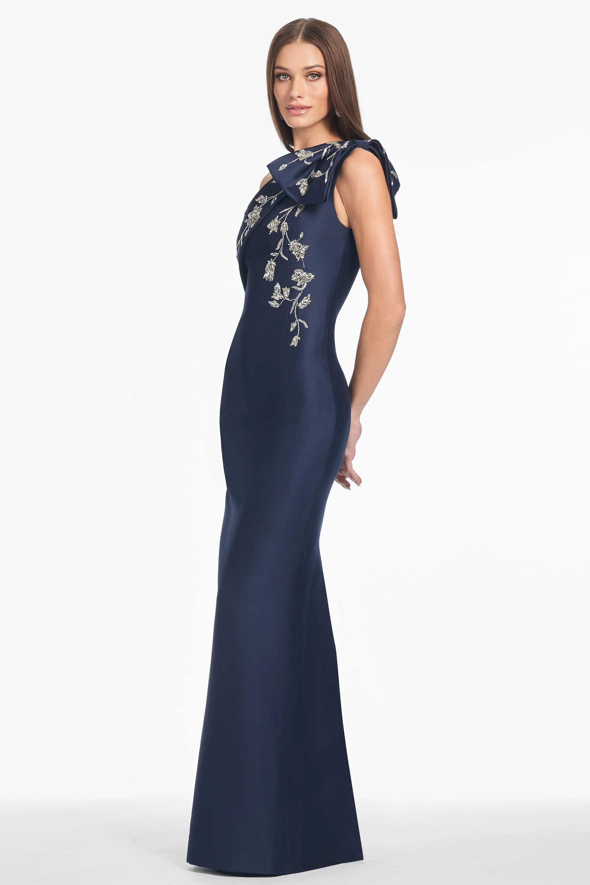 EMBELLISHED OLIVIA GOWN - NIGHT SKY sold by Sachin + Babi product image thumbnail 4