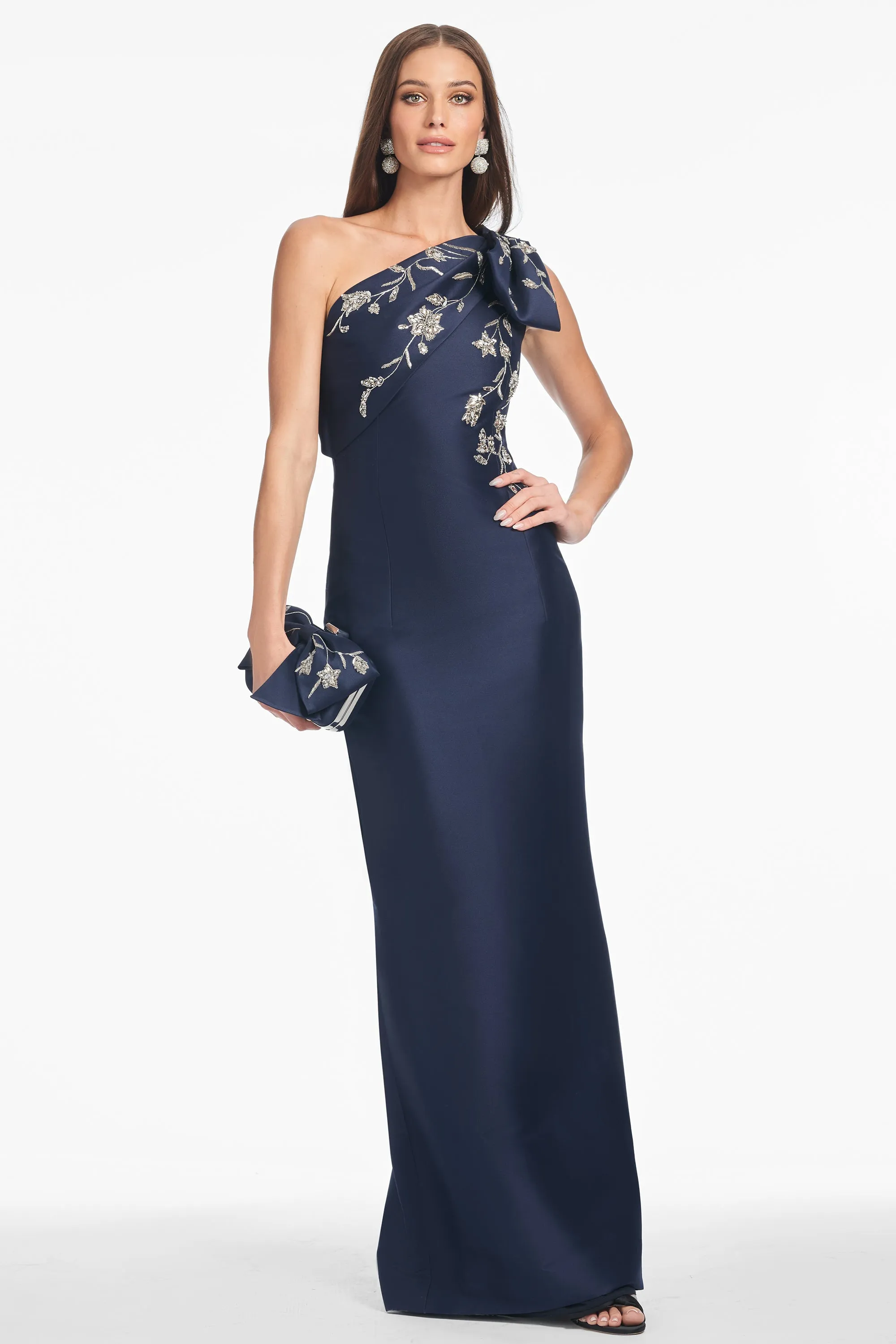 EMBELLISHED OLIVIA GOWN - NIGHT SKY sold by Sachin + Babi product image thumbnail 3