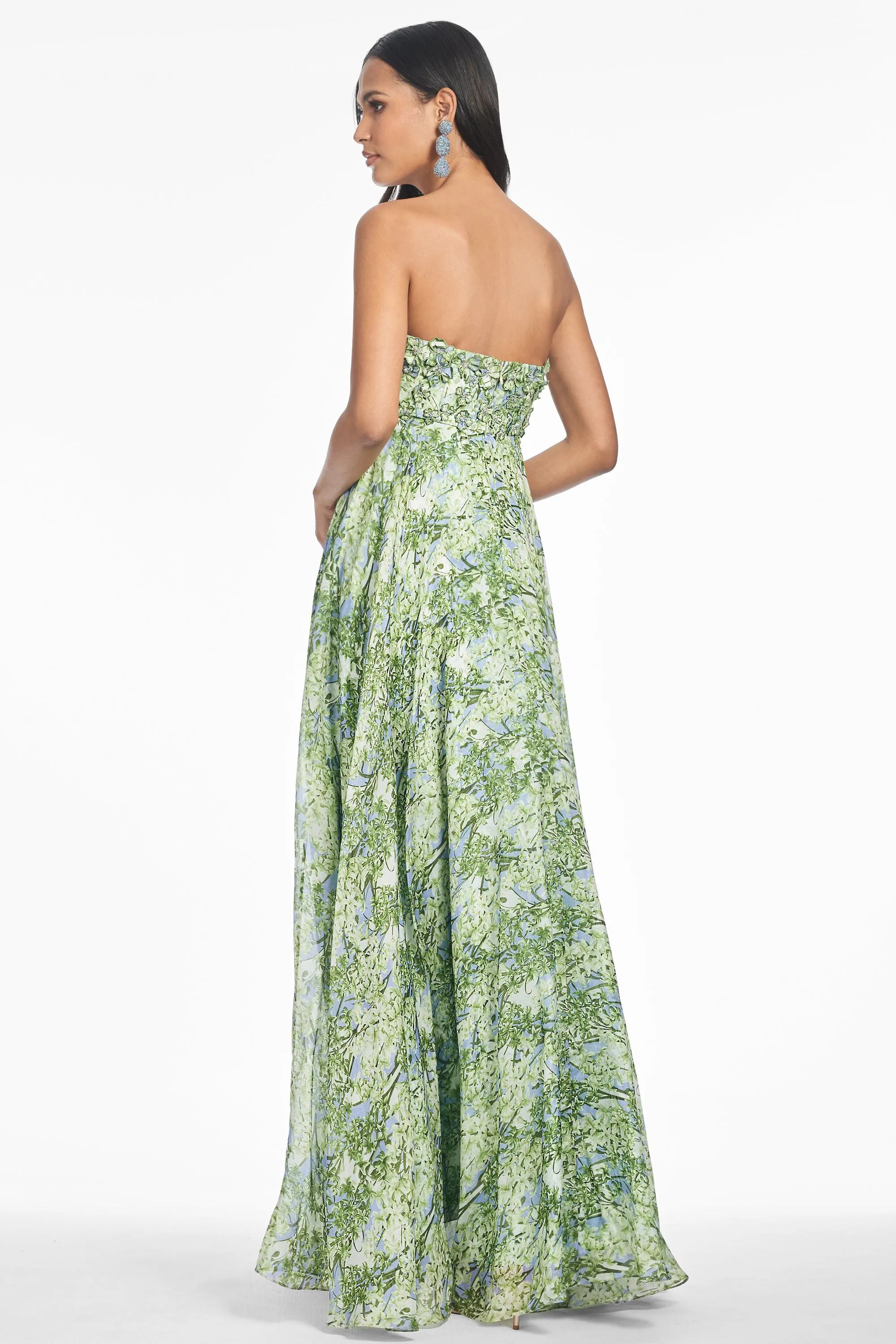 AMES GOWN - PERIDOT BOUQUET sold by Sachin + Babi product image thumbnail 4