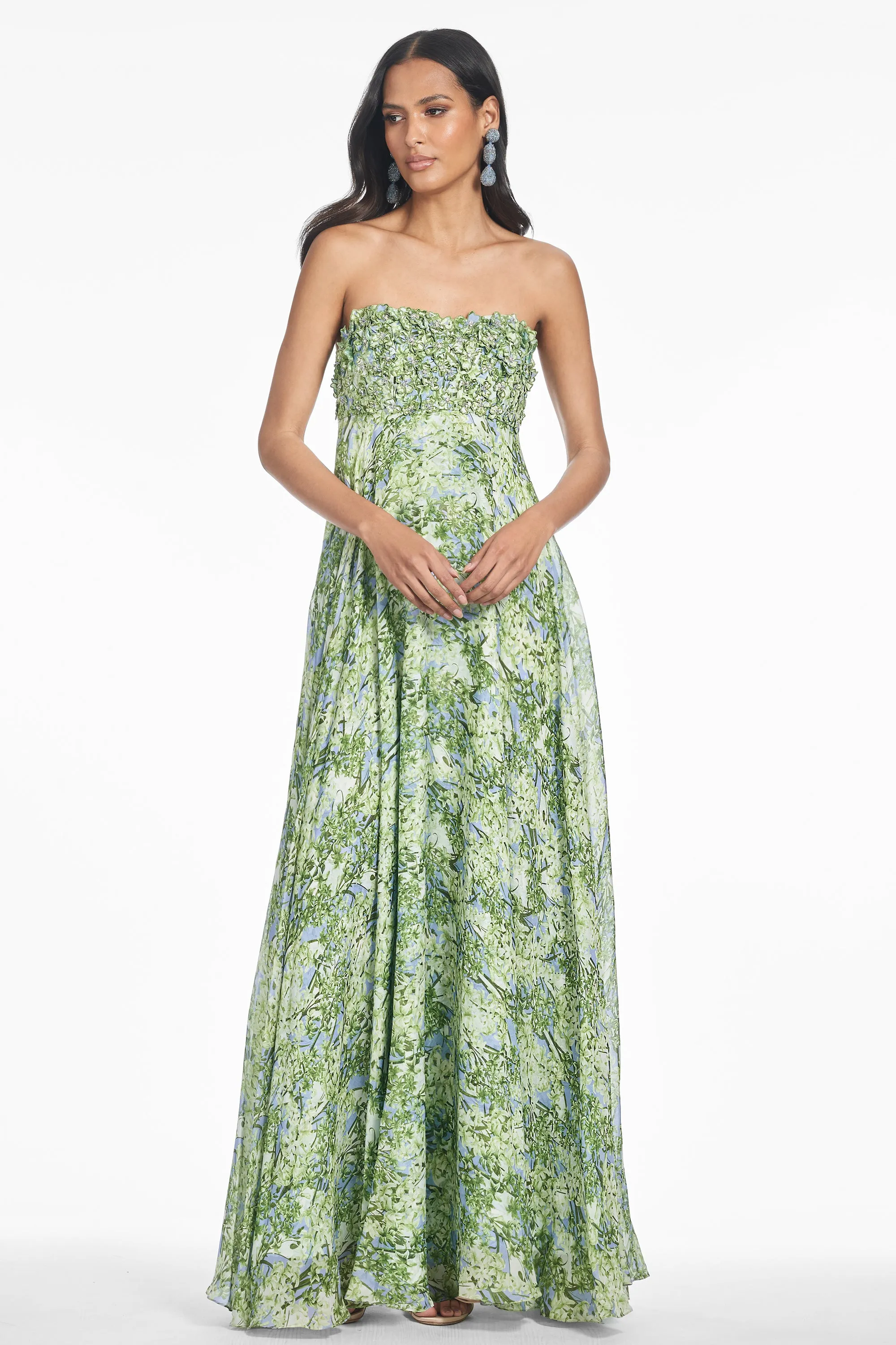 AMES GOWN - PERIDOT BOUQUET sold by Sachin + Babi product image thumbnail 2