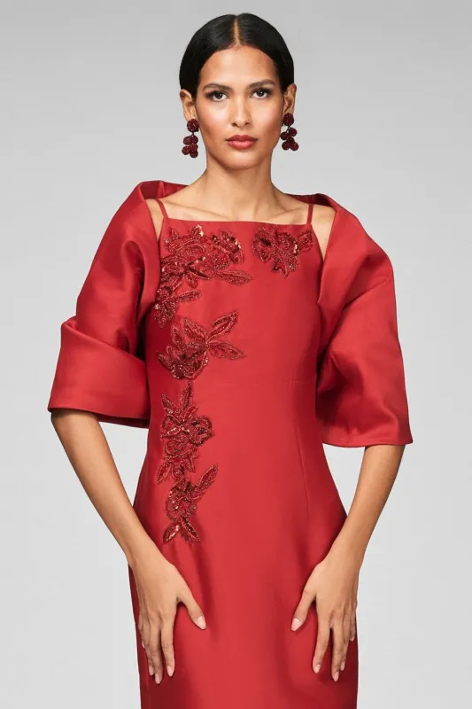 The Hug Shawl - Holly Red sold by Sachin + Babi