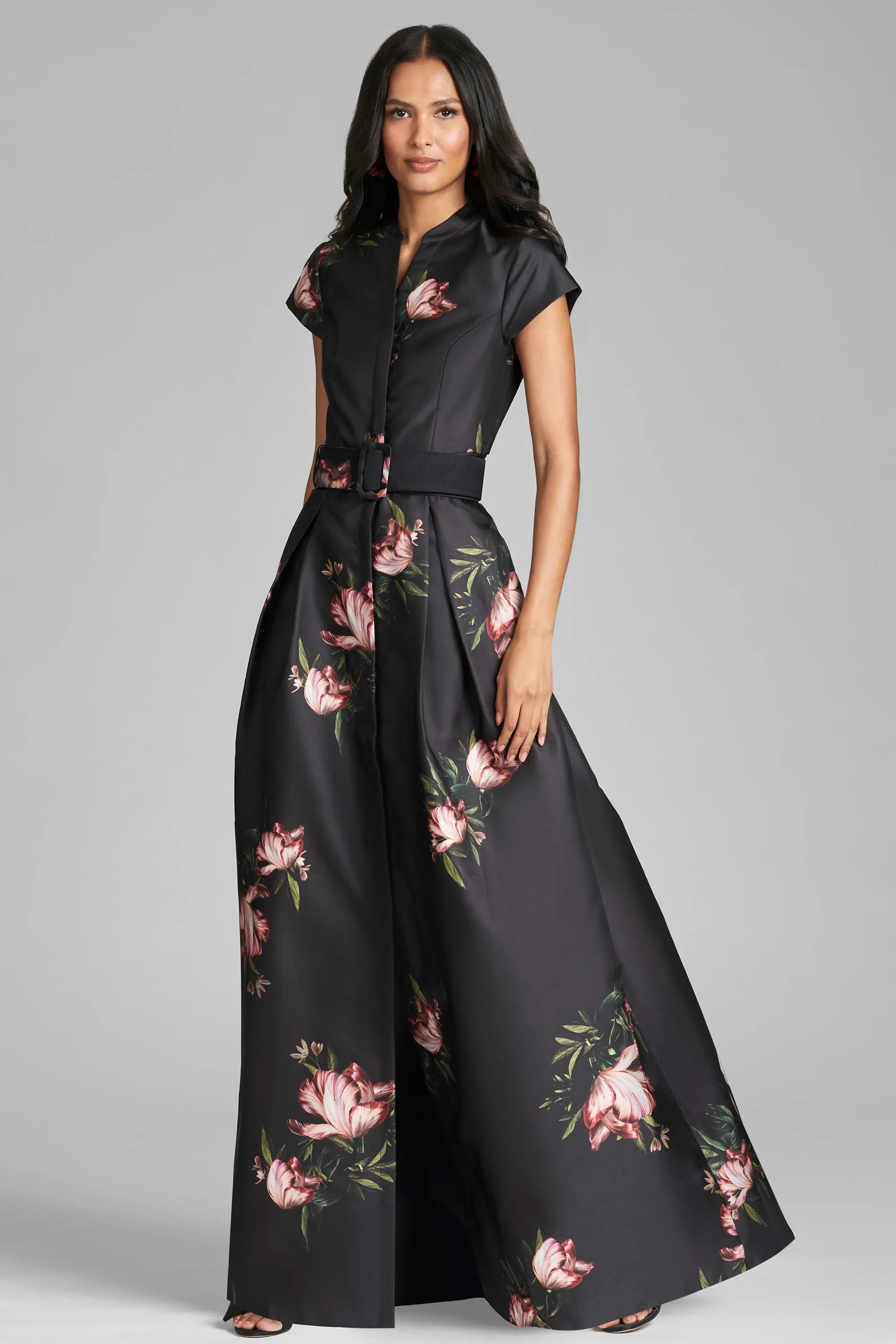 MARTA GOWN - NOIR BLOSSOM sold by Sachin + Babi product image thumbnail 3