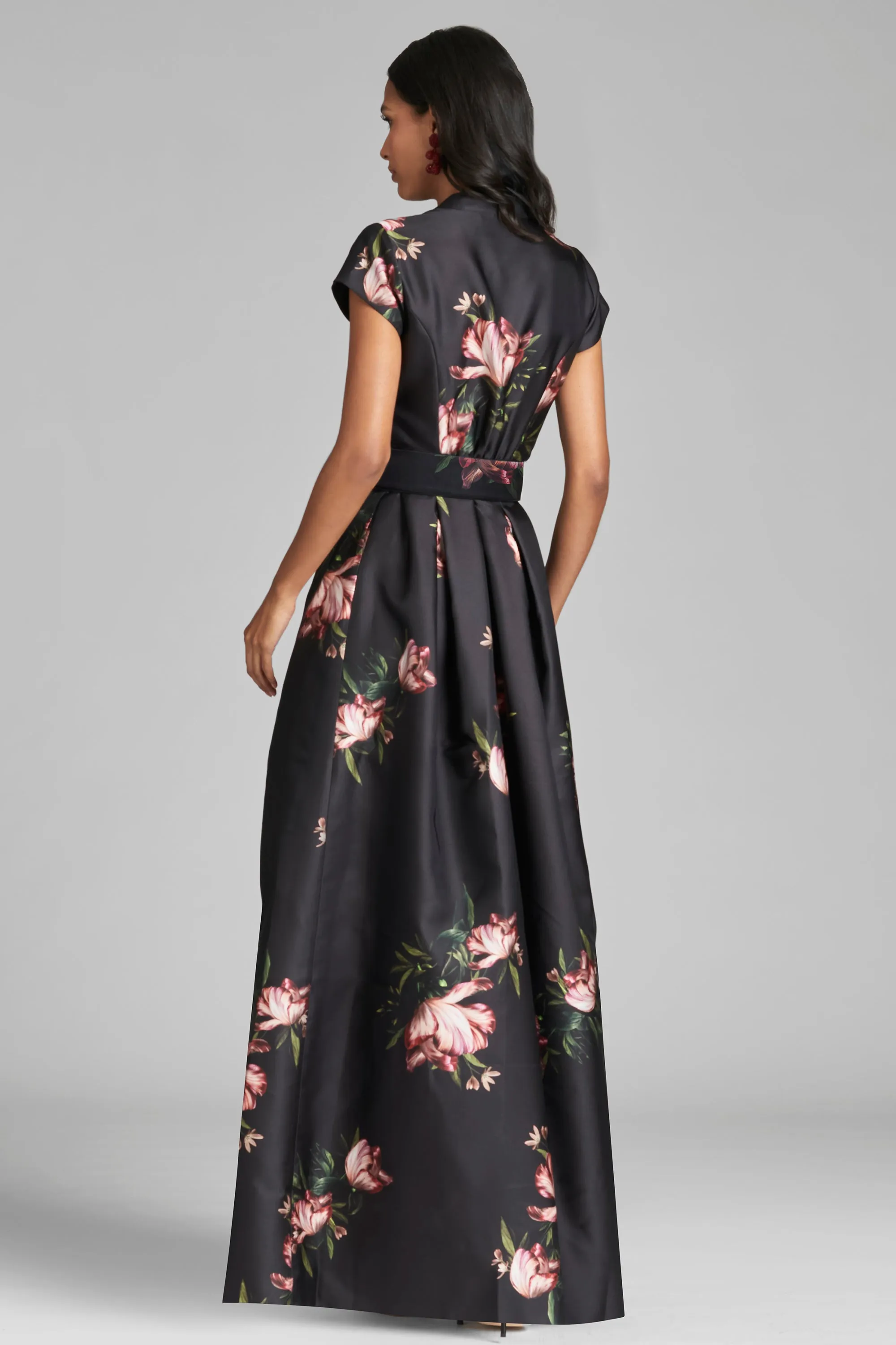 MARTA GOWN - NOIR BLOSSOM sold by Sachin + Babi product image thumbnail 2