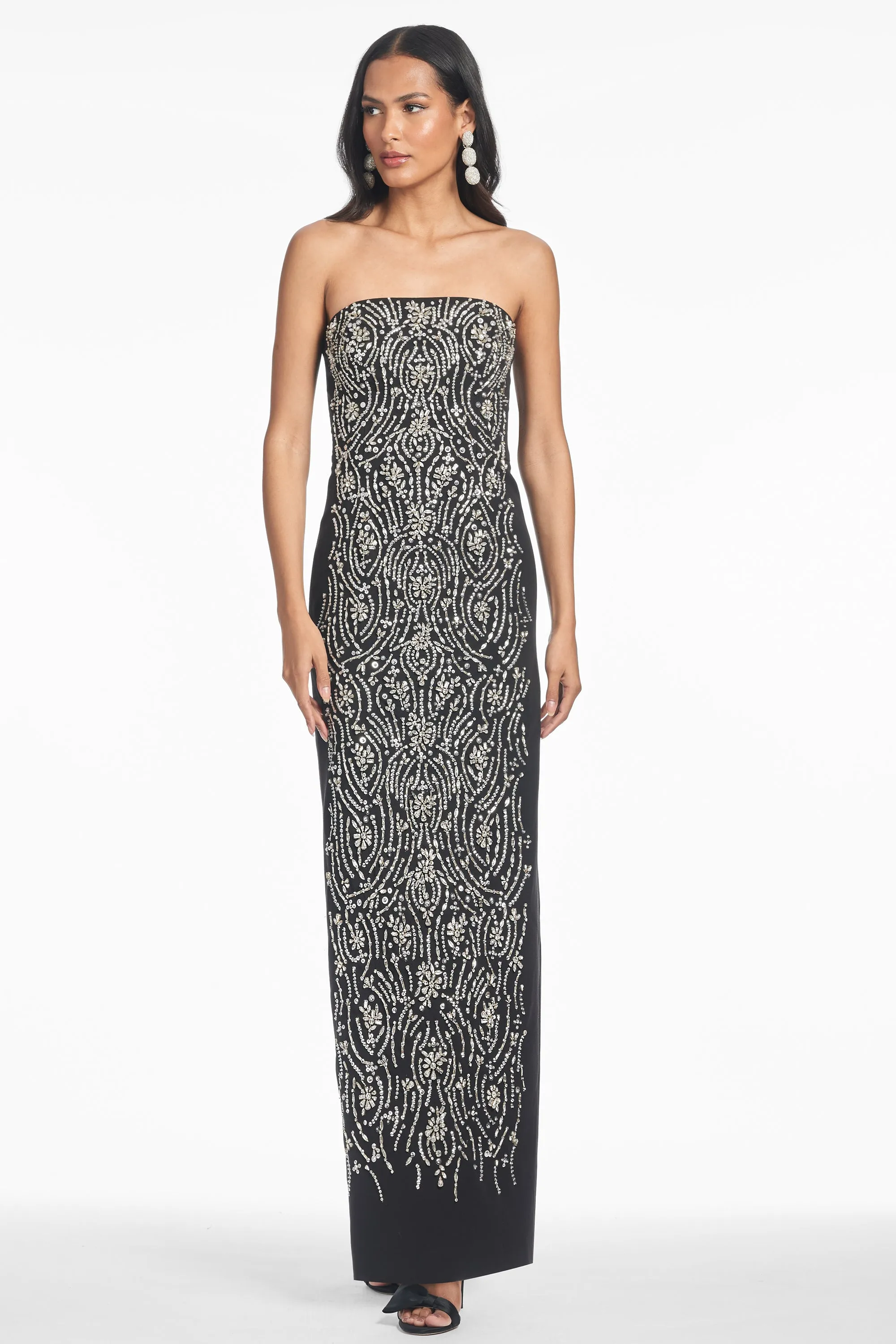 LUCILLE GOWN - BLACK sold by Sachin + Babi