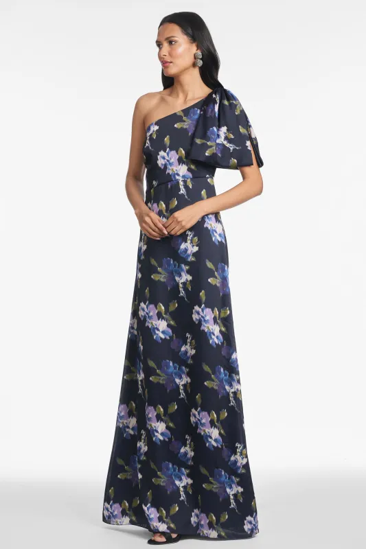 CHELSEA GOWN - MIDNIGHT CORSAGE - FINAL SALE sold by Sachin + Babi