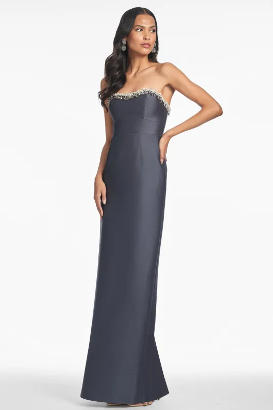 Hedy Gown - Charcoal - Final Sale sold by Sachin + Babi