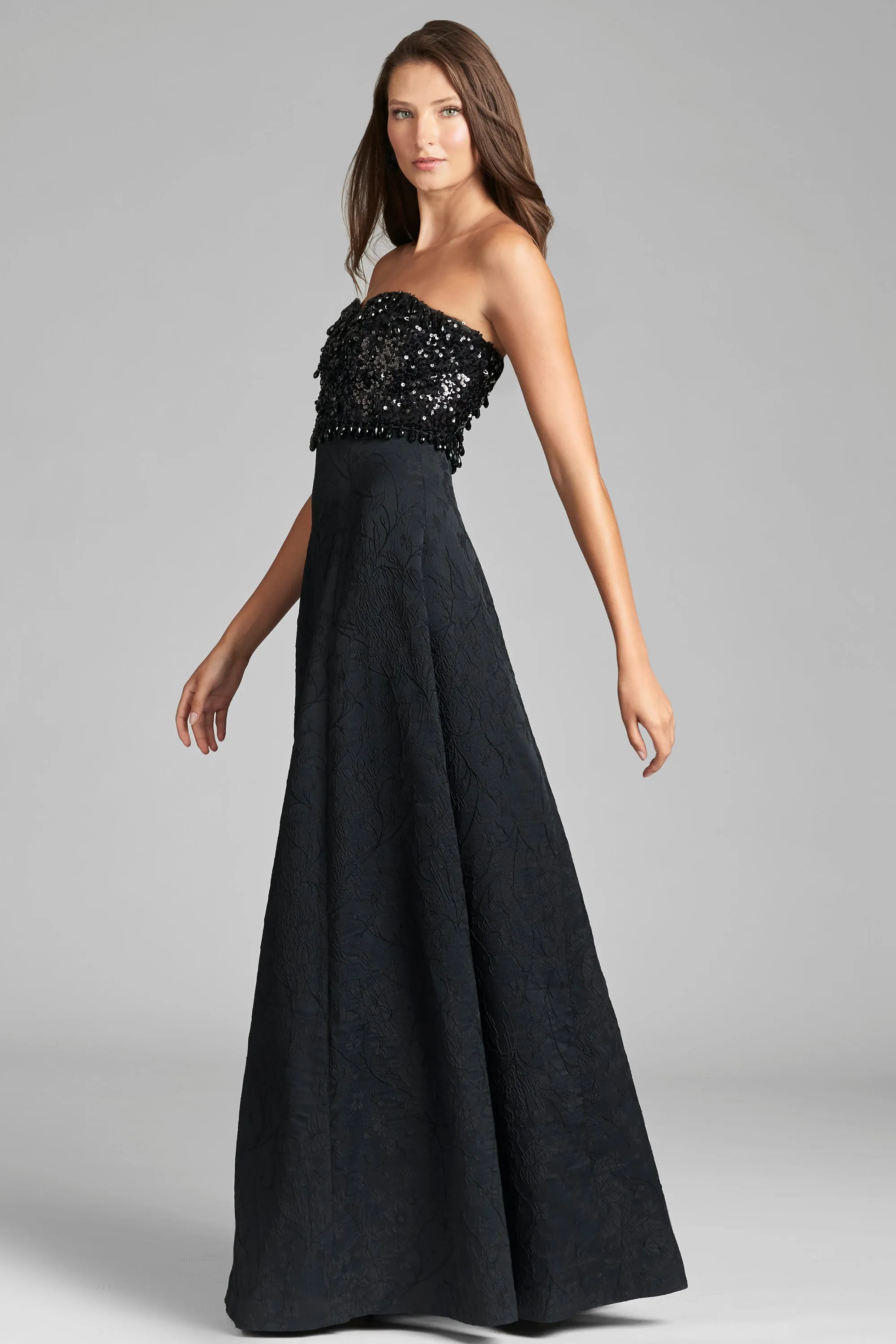 LILLIAN GOWN - BLACK - FINAL SALE sold by Sachin + Babi product image thumbnail 5