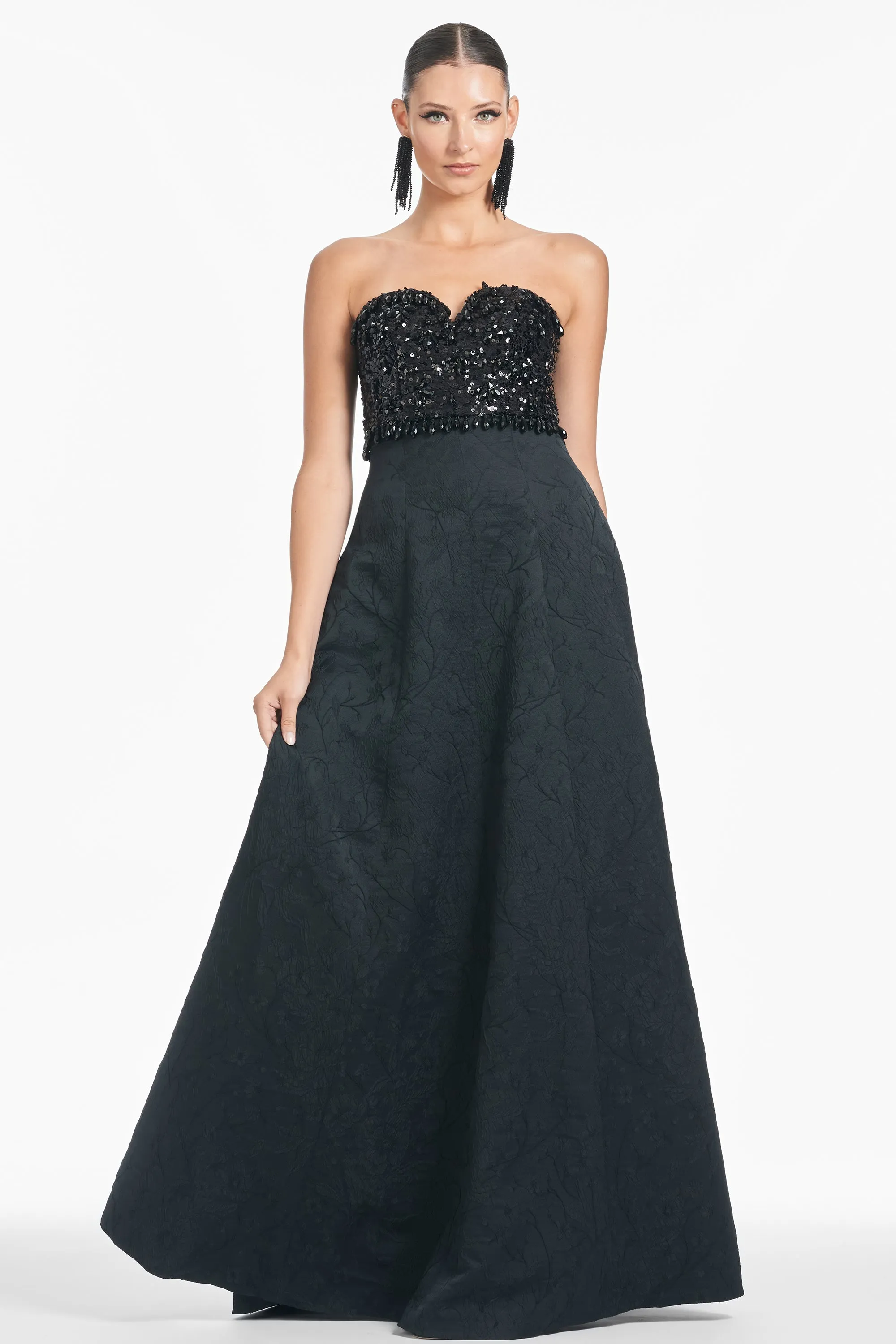 LILLIAN GOWN - BLACK - FINAL SALE sold by Sachin + Babi