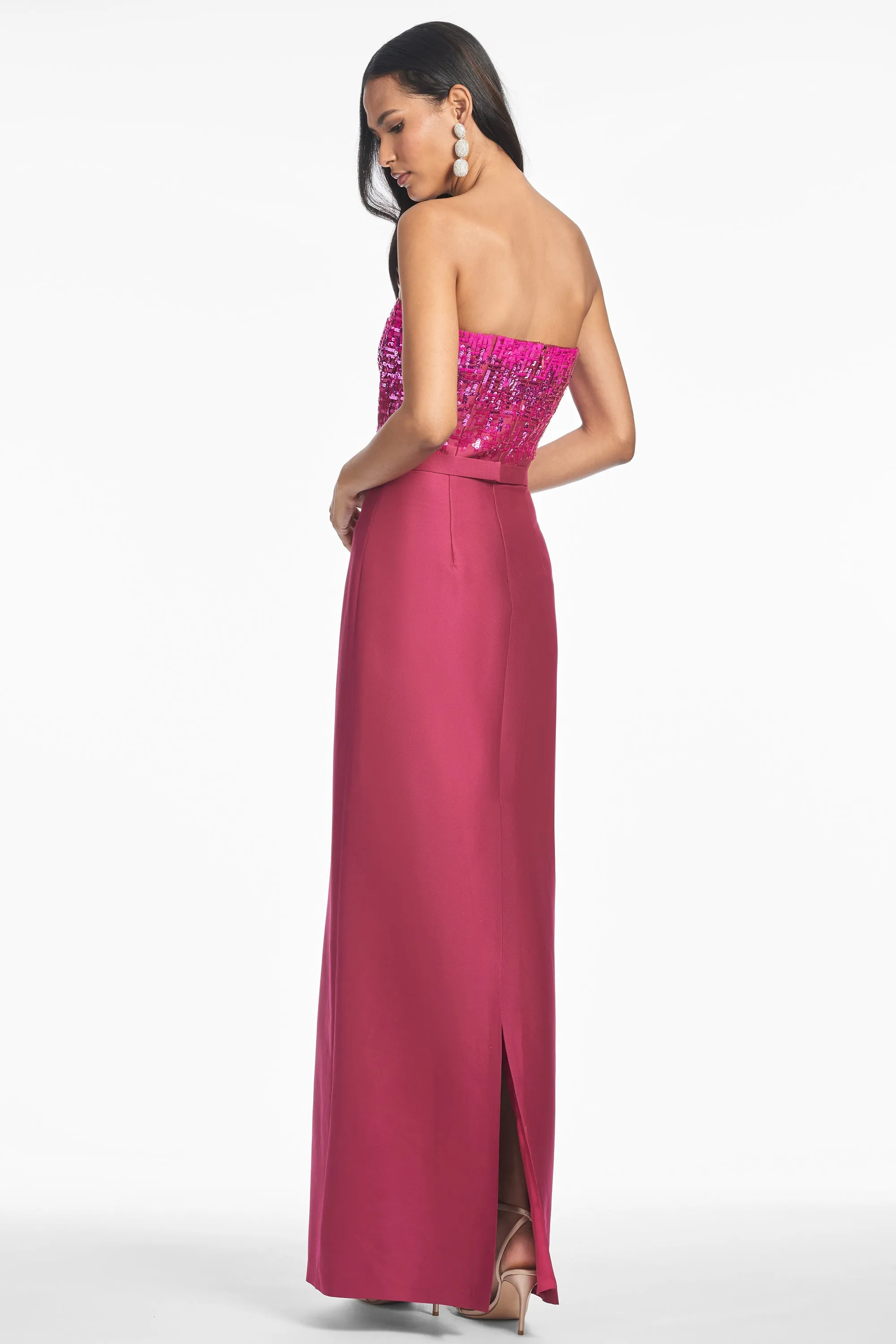 Phaedra Gown - Rhodolite sold by Sachin + Babi product image thumbnail 3