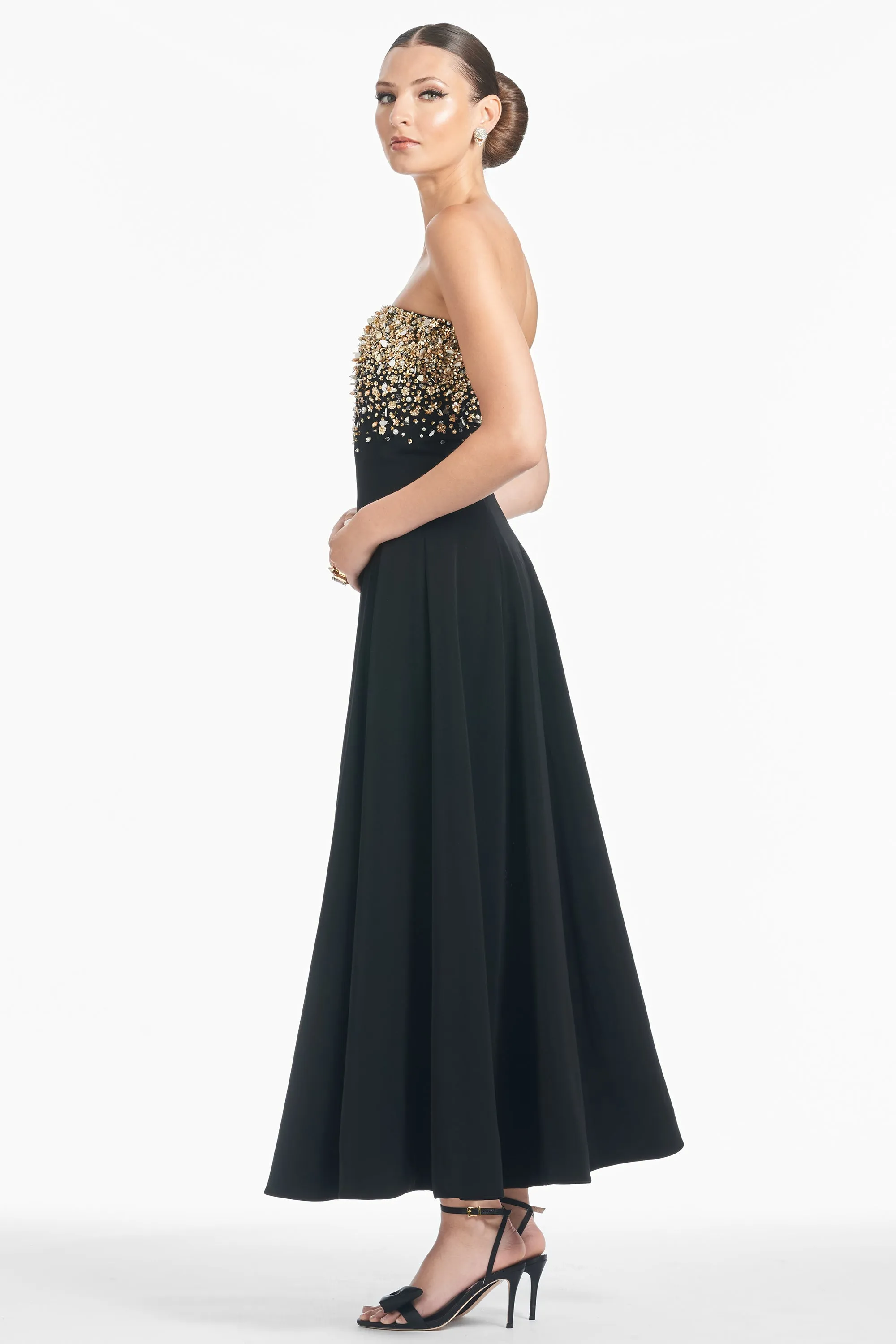 BETTANY GOWN - BLACK - FINAL SALE sold by Sachin + Babi product image thumbnail 5