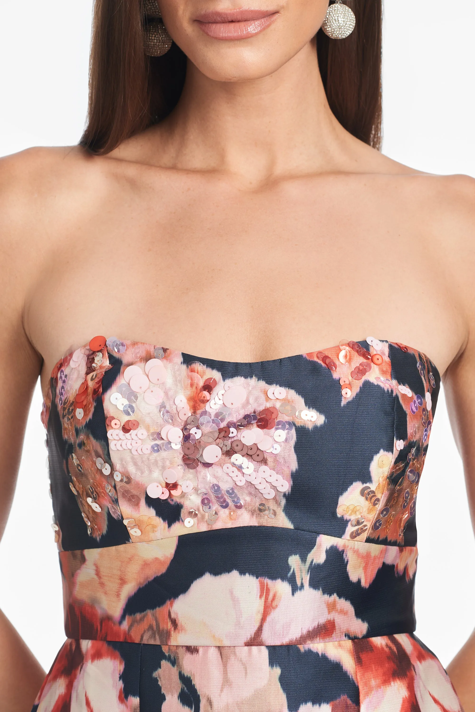 EMBELLISHED GIOVANNA GOWN - BEDFORD BOUQUET - FINAL SALE sold by Sachin + Babi product image thumbnail 2