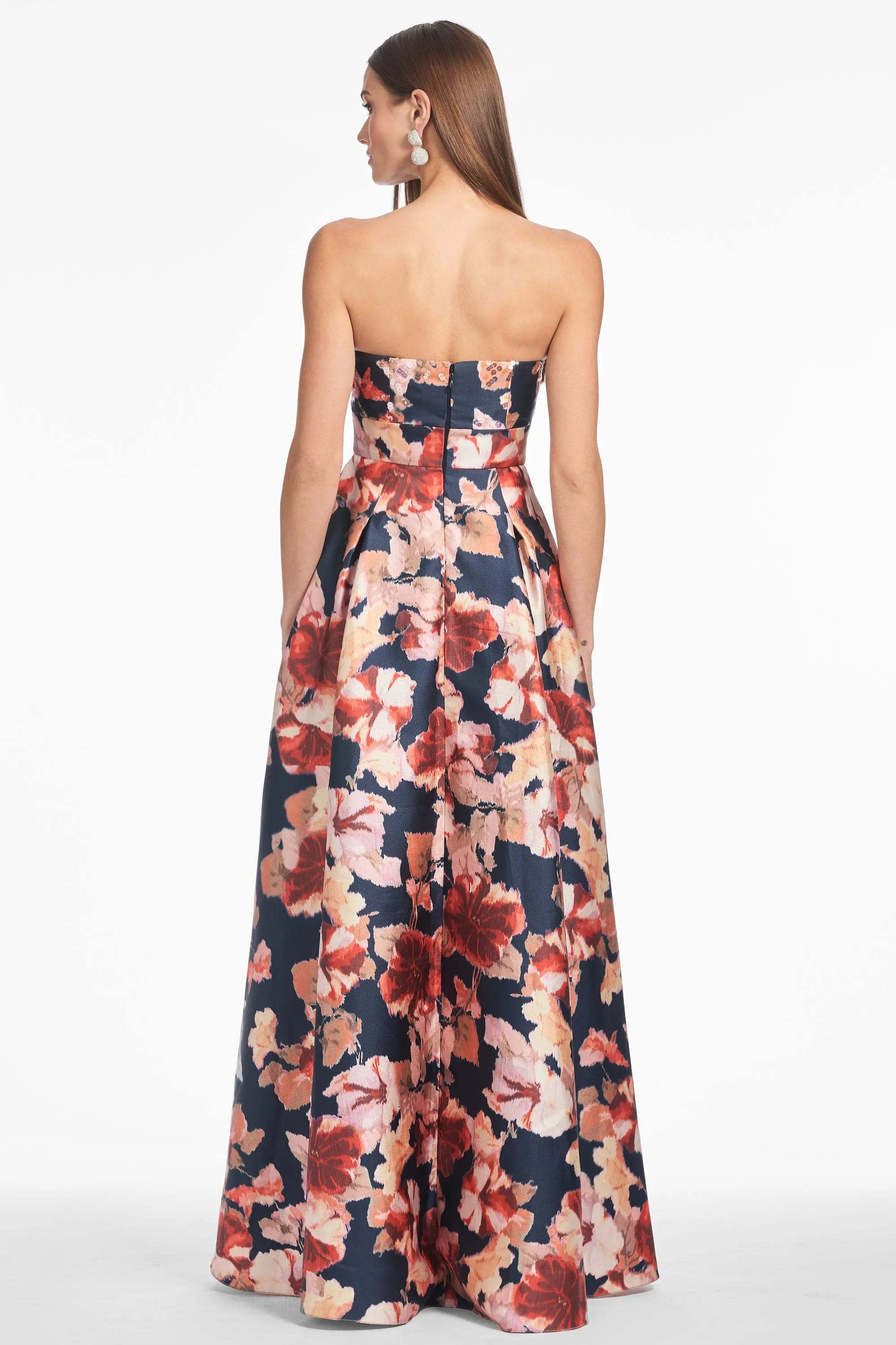 EMBELLISHED GIOVANNA GOWN - BEDFORD BOUQUET - FINAL SALE sold by Sachin + Babi product image thumbnail 4