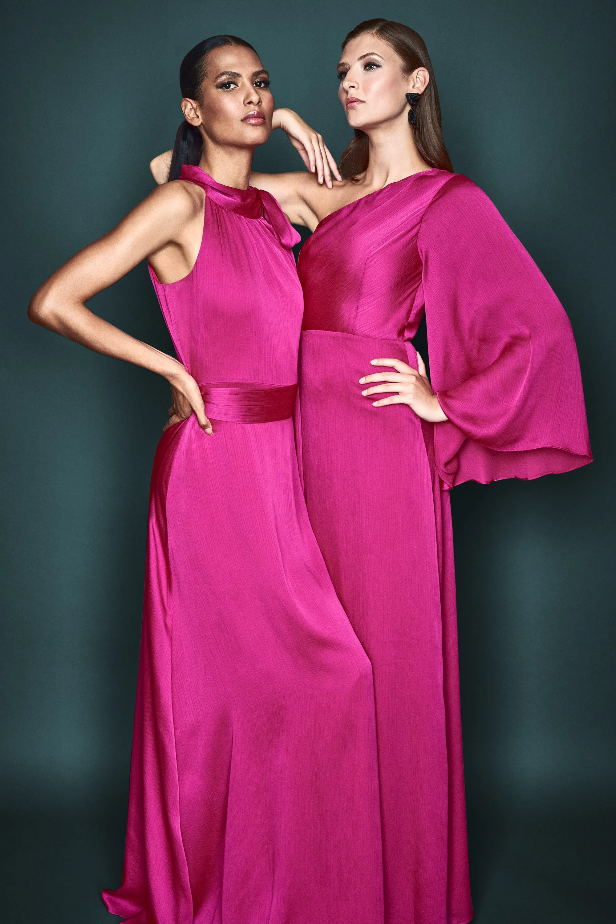 KAYLA GOWN - DRAGONFRUIT - FINAL SALE sold by Sachin + Babi product image thumbnail 4