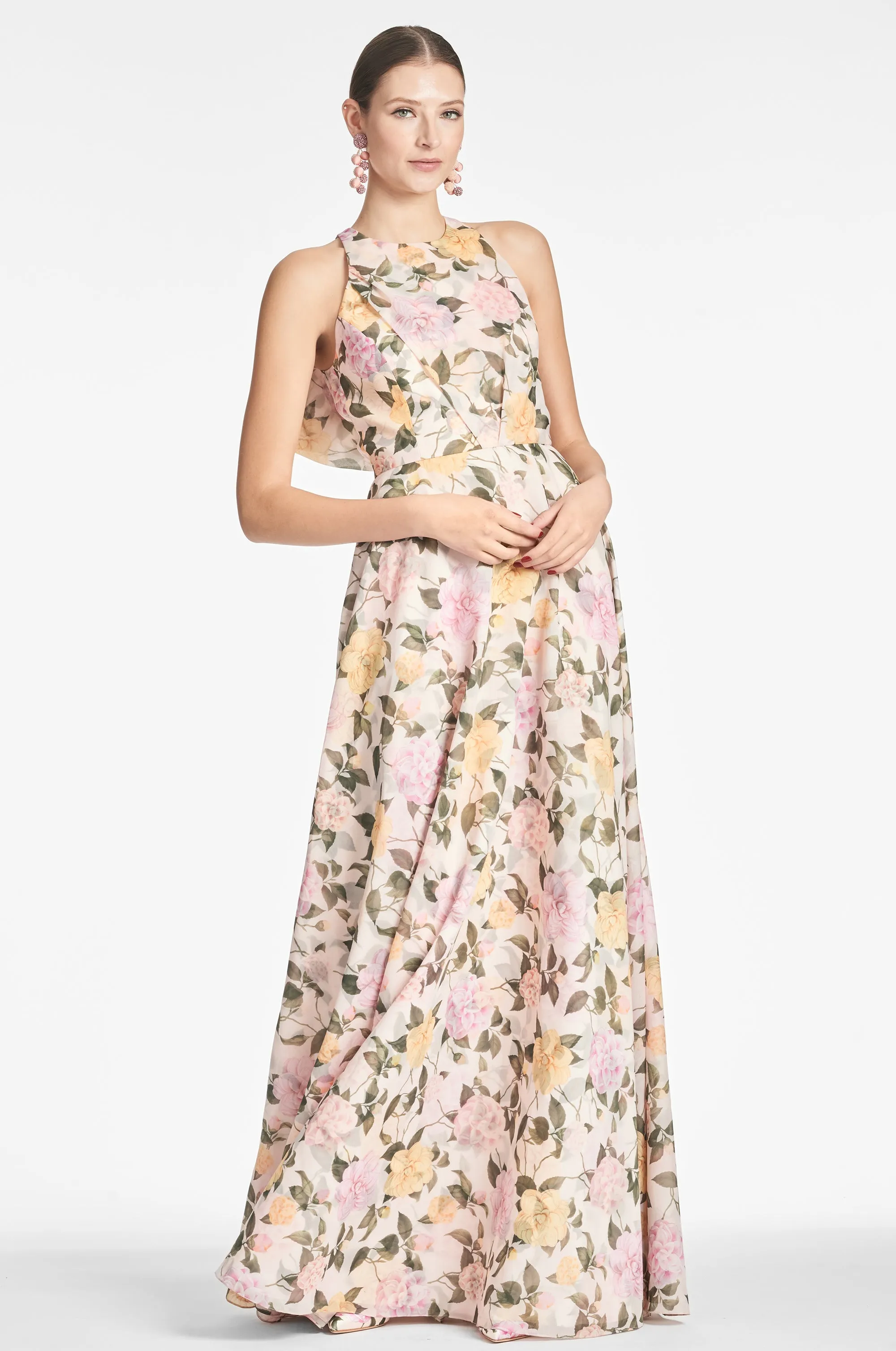 Kate Gown - Pink Lemonade Bouquet - Final Sale sold by Sachin + Babi product image thumbnail 5