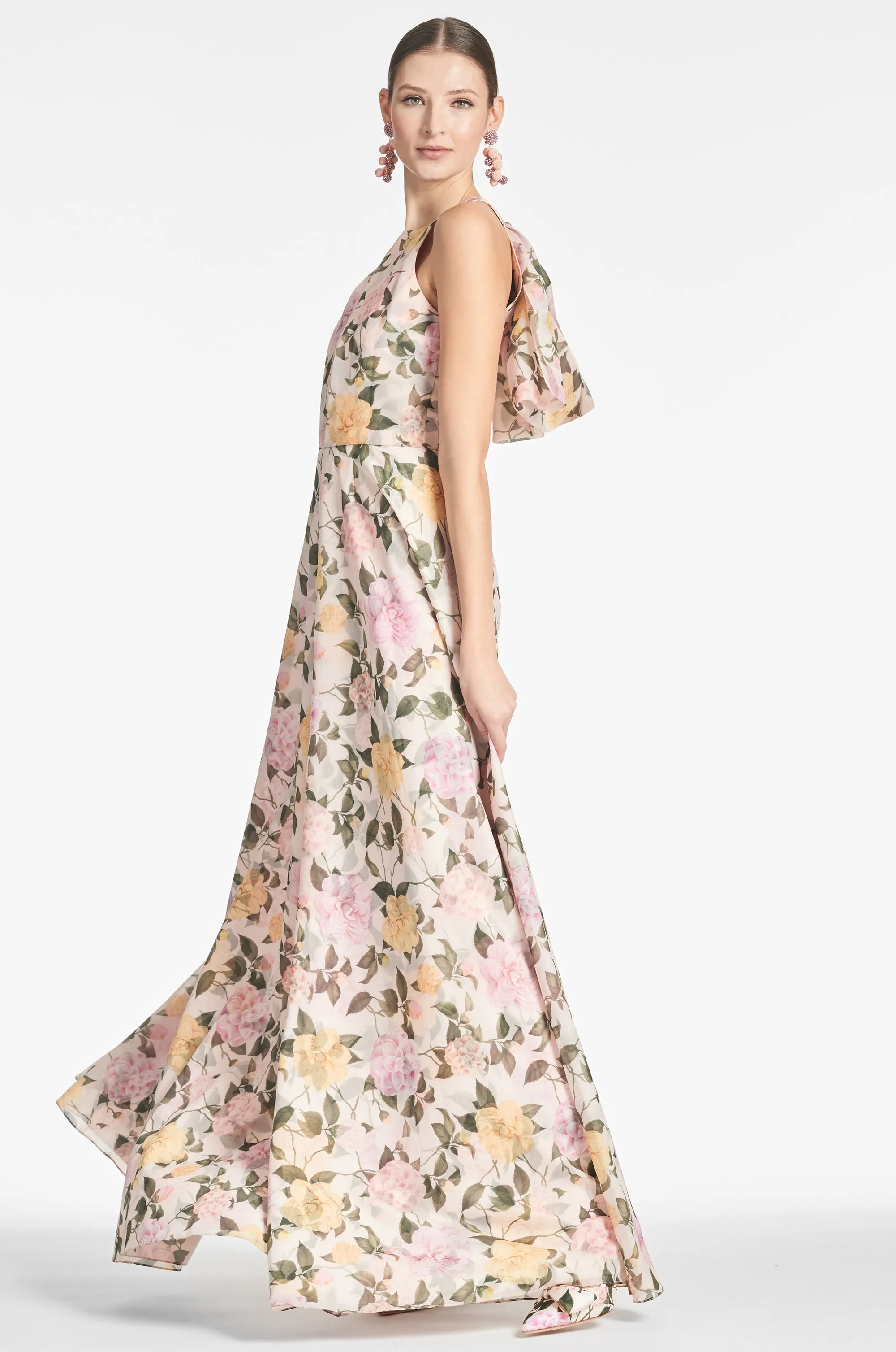 Kate Gown - Pink Lemonade Bouquet - Final Sale sold by Sachin + Babi product image thumbnail 4