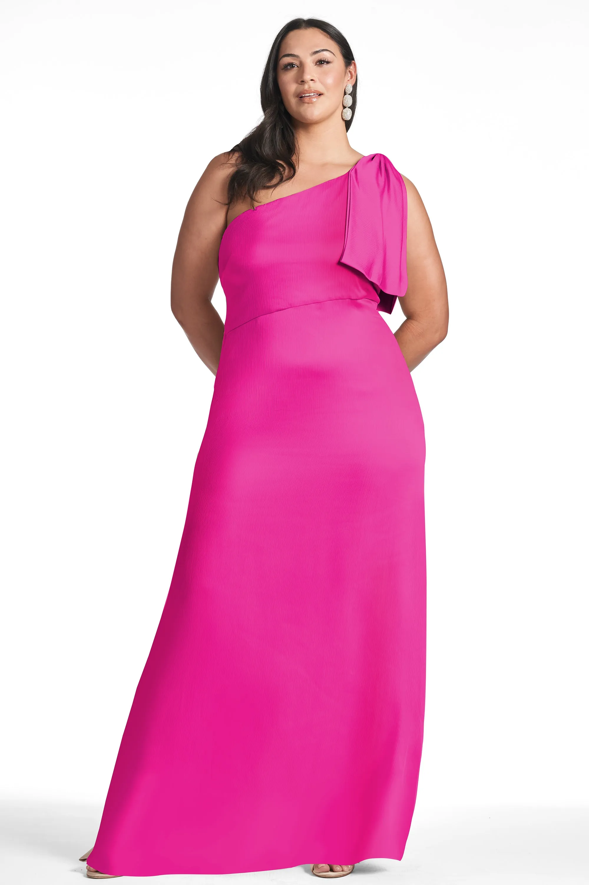 CHELSEA GOWN - DRAGONFRUIT - FINAL SALE sold by Sachin + Babi product image thumbnail 5