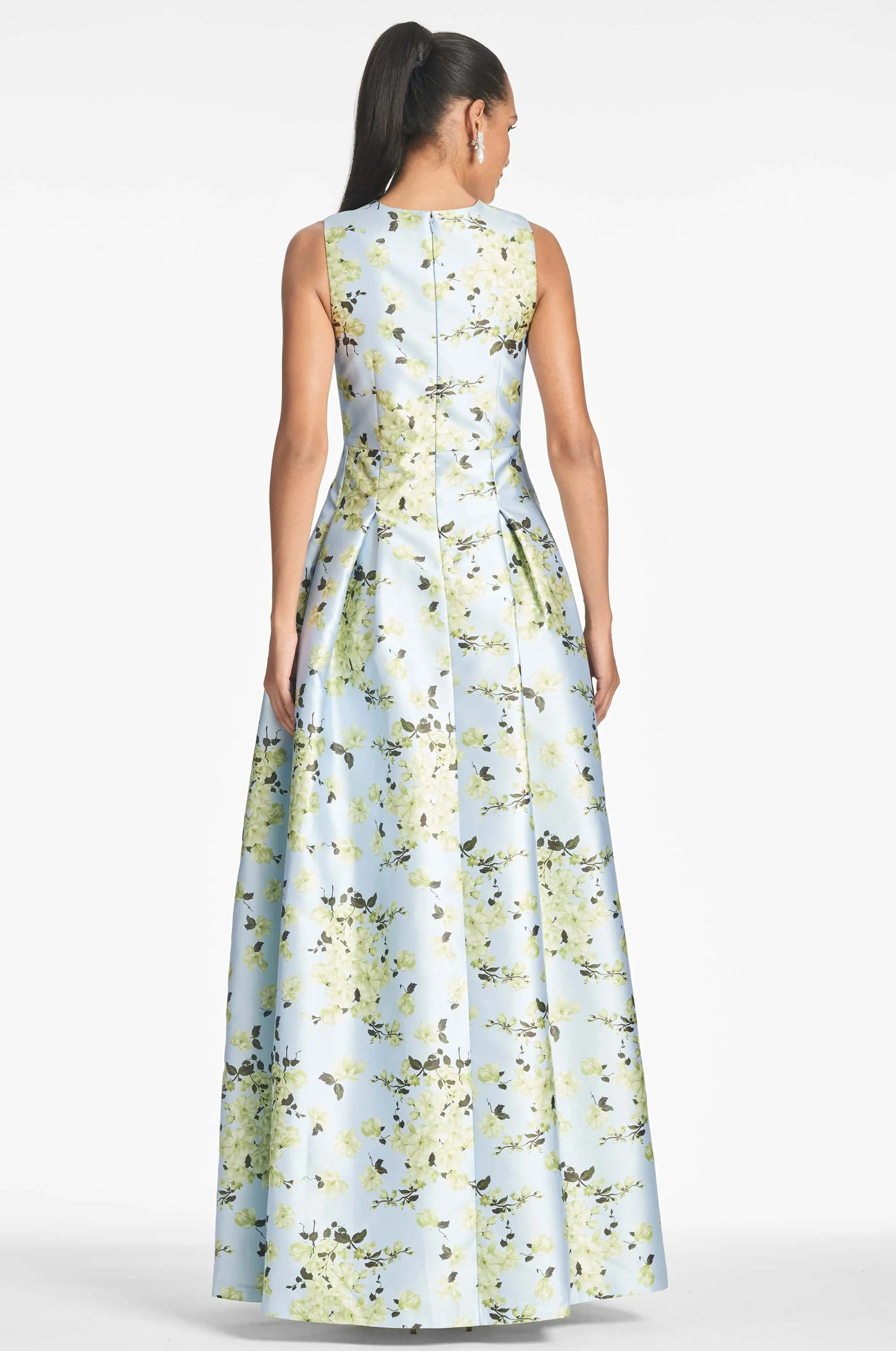 Brooke Gown - Sky Citrine Floral sold by Sachin + Babi product image thumbnail 4