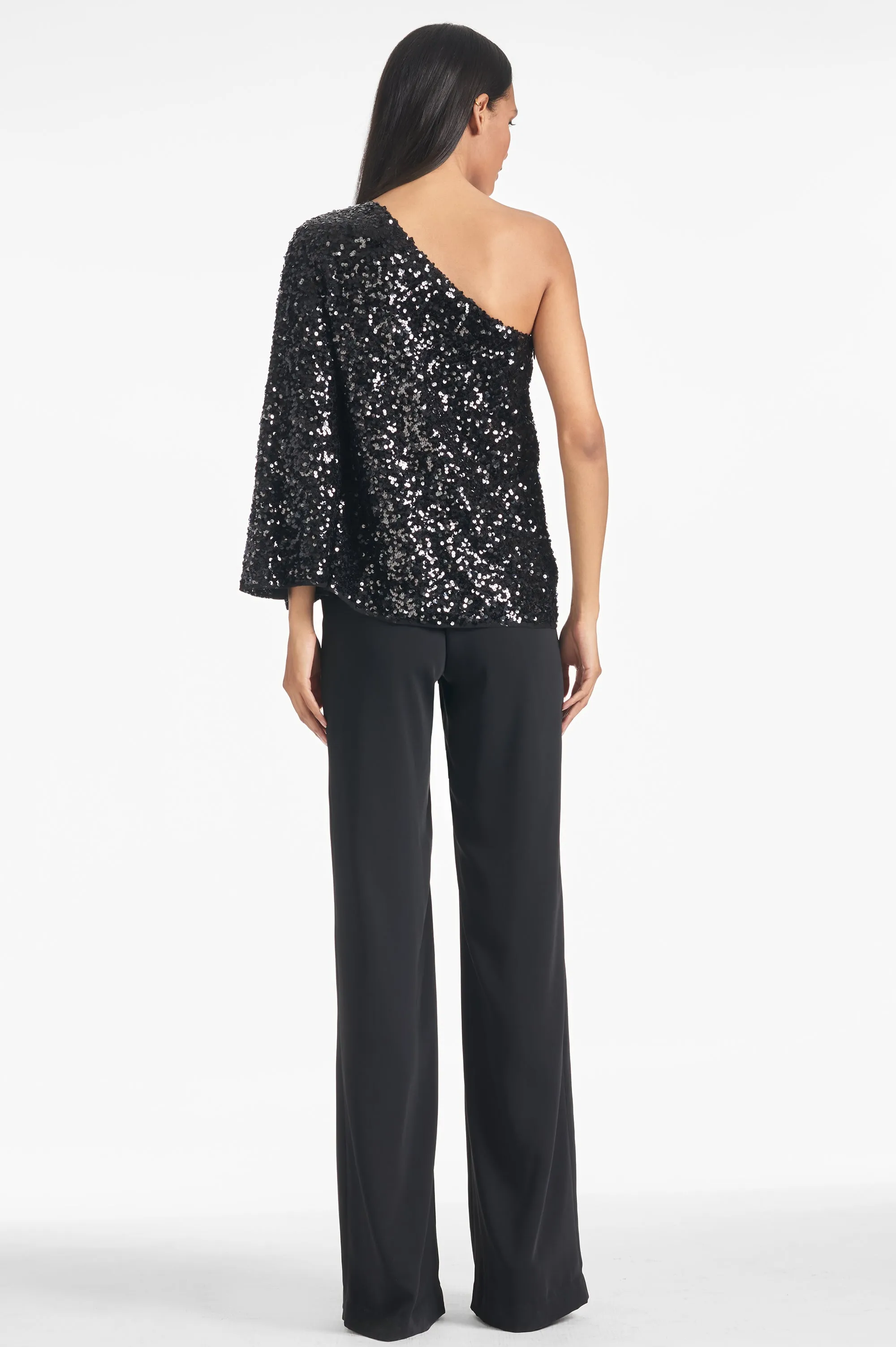 MORGAN TOP - BLACK SEQUINS - FINAL SALE sold by Sachin + Babi product image thumbnail 5