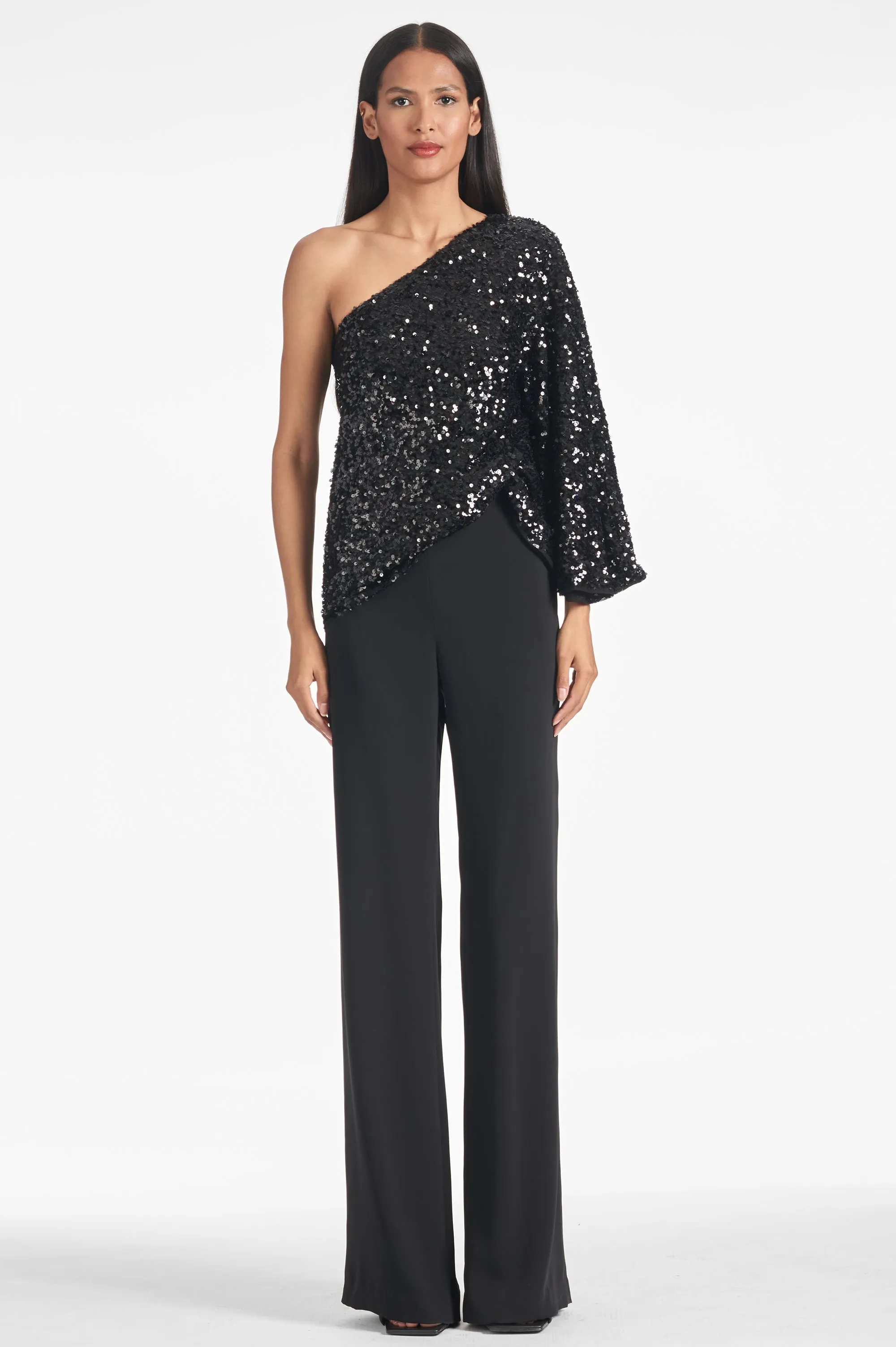 MORGAN TOP - BLACK SEQUINS - FINAL SALE sold by Sachin + Babi product image thumbnail 3