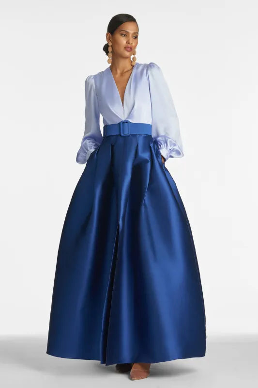 Zoe Gown - Periwinkle/Eclipse sold by Sachin + Babi