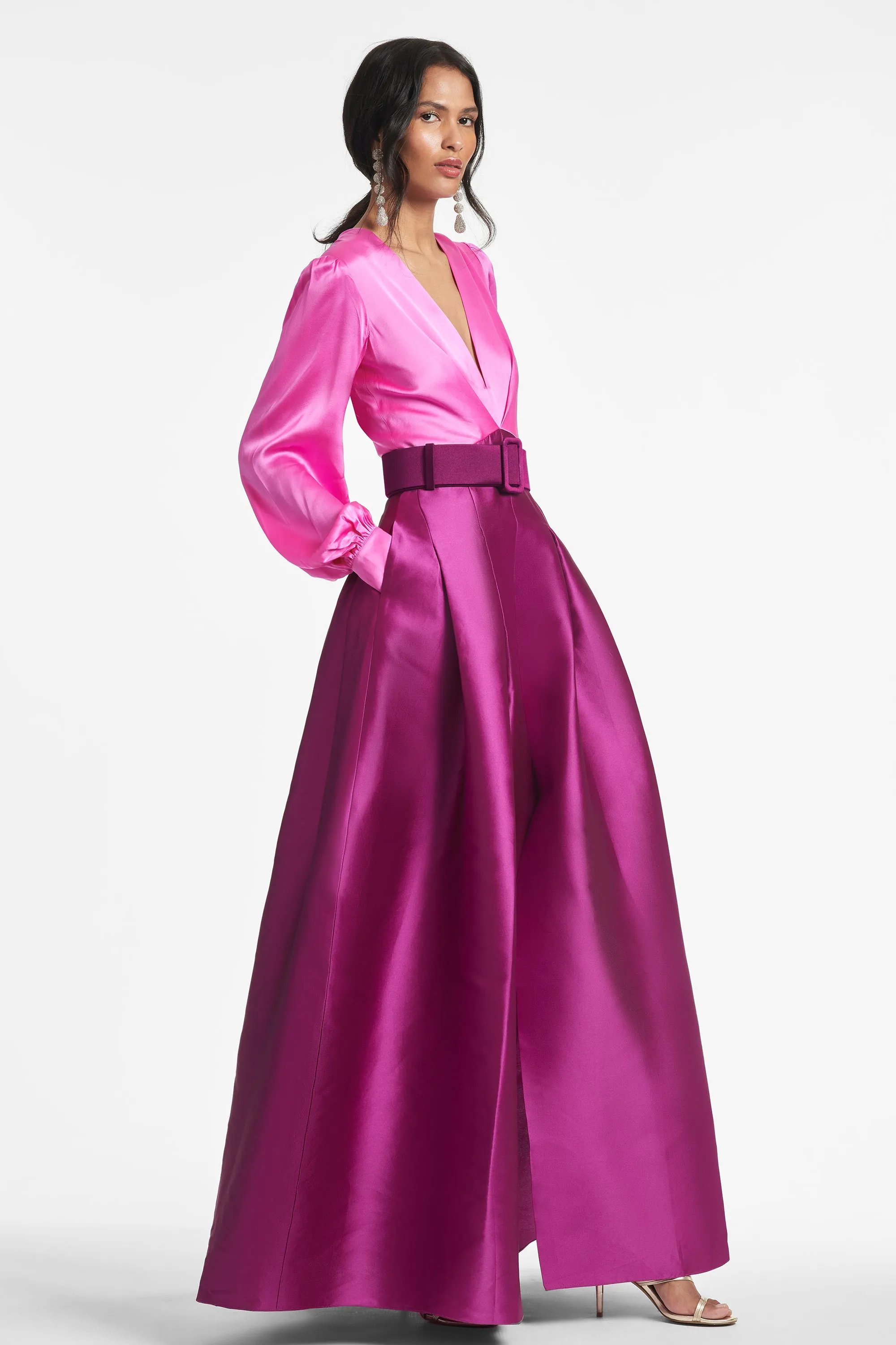 Zoe Gown - Pink/Magenta sold by Sachin + Babi product image thumbnail 2
