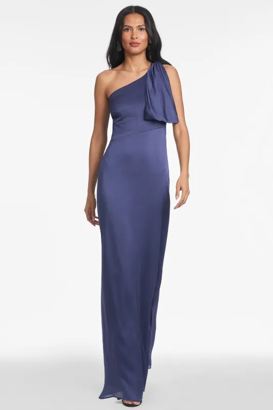 CHELSEA GOWN - DEEP COBALT - FINAL SALE sold by Sachin + Babi