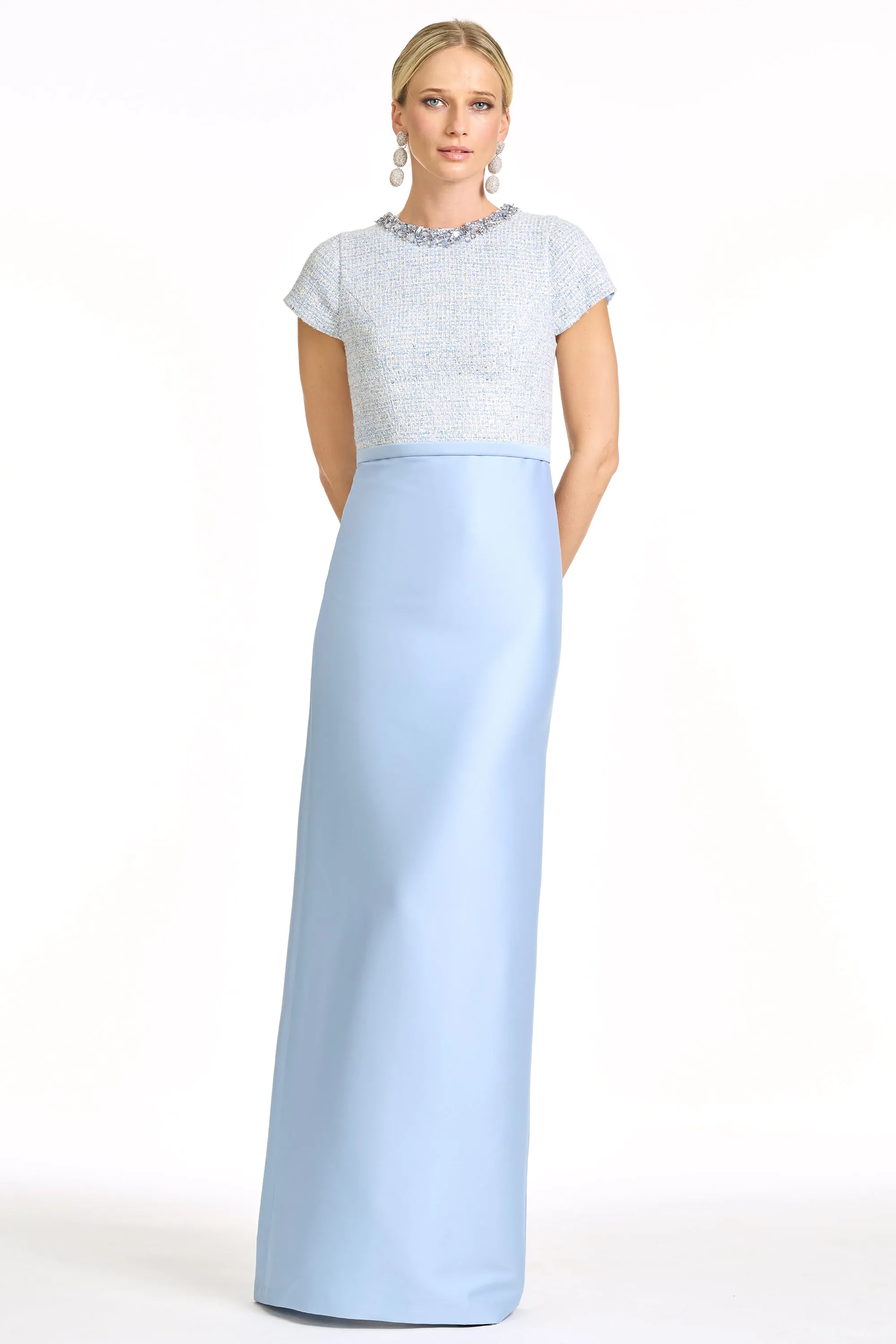 EMBELLISHED ASPEN GOWN - GLACIAL BLUE sold by Sachin + Babi