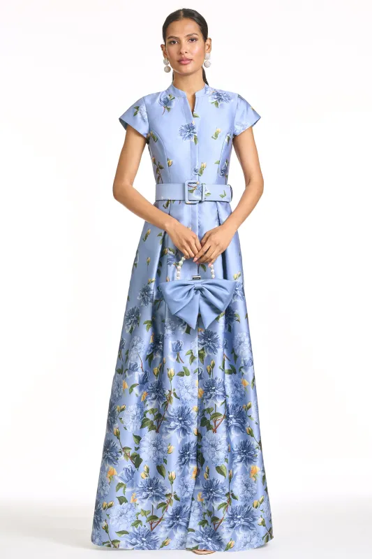 MARTA GOWN - TWILIGHT PEONY DEGRADE sold by Sachin + Babi